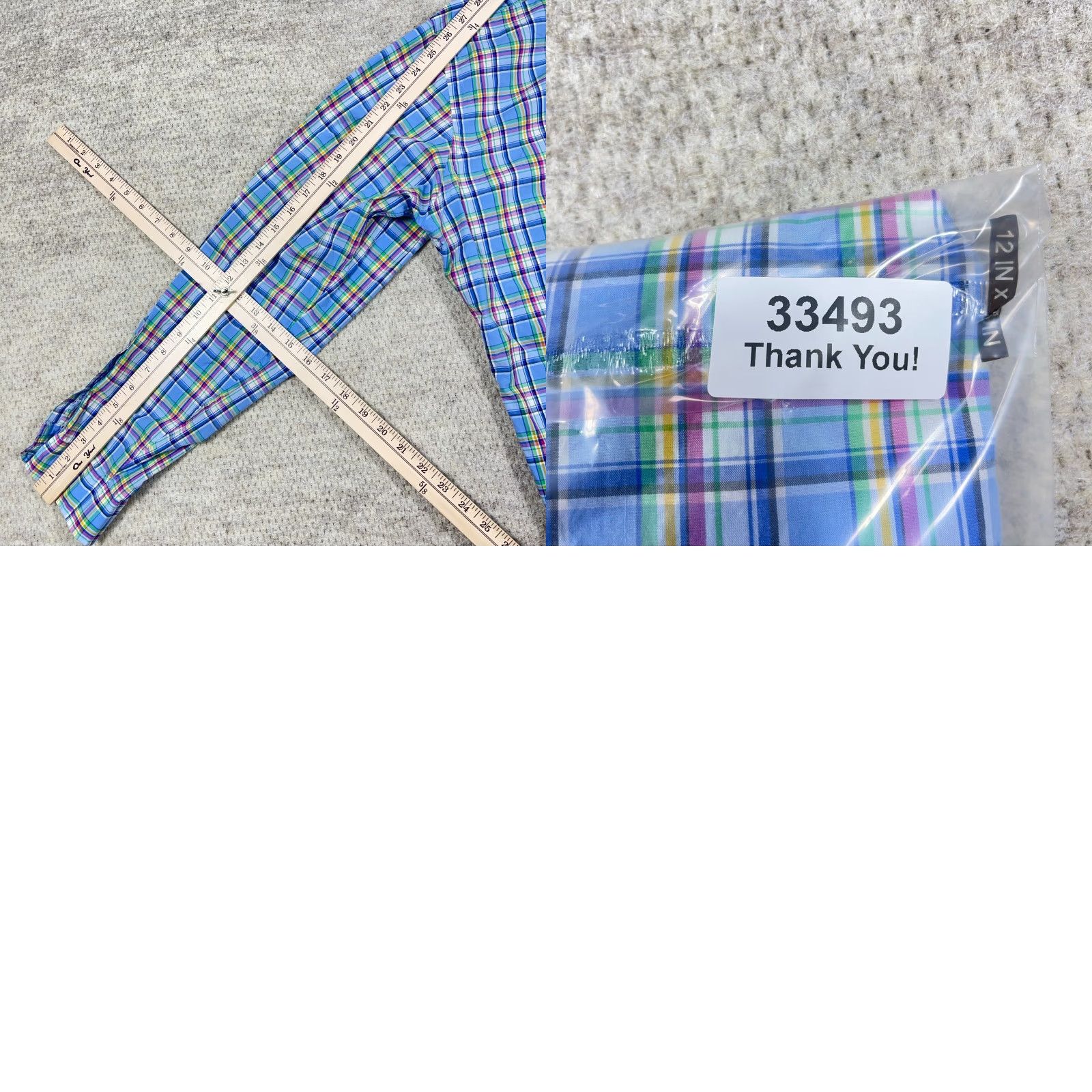 Polo Ralph Lauren Ralph Lauren Shirt Men XXL 2XL Blue Plaid Classic Fit Button Up Poplin Dress A93 Size 48R - 8 Thumbnail