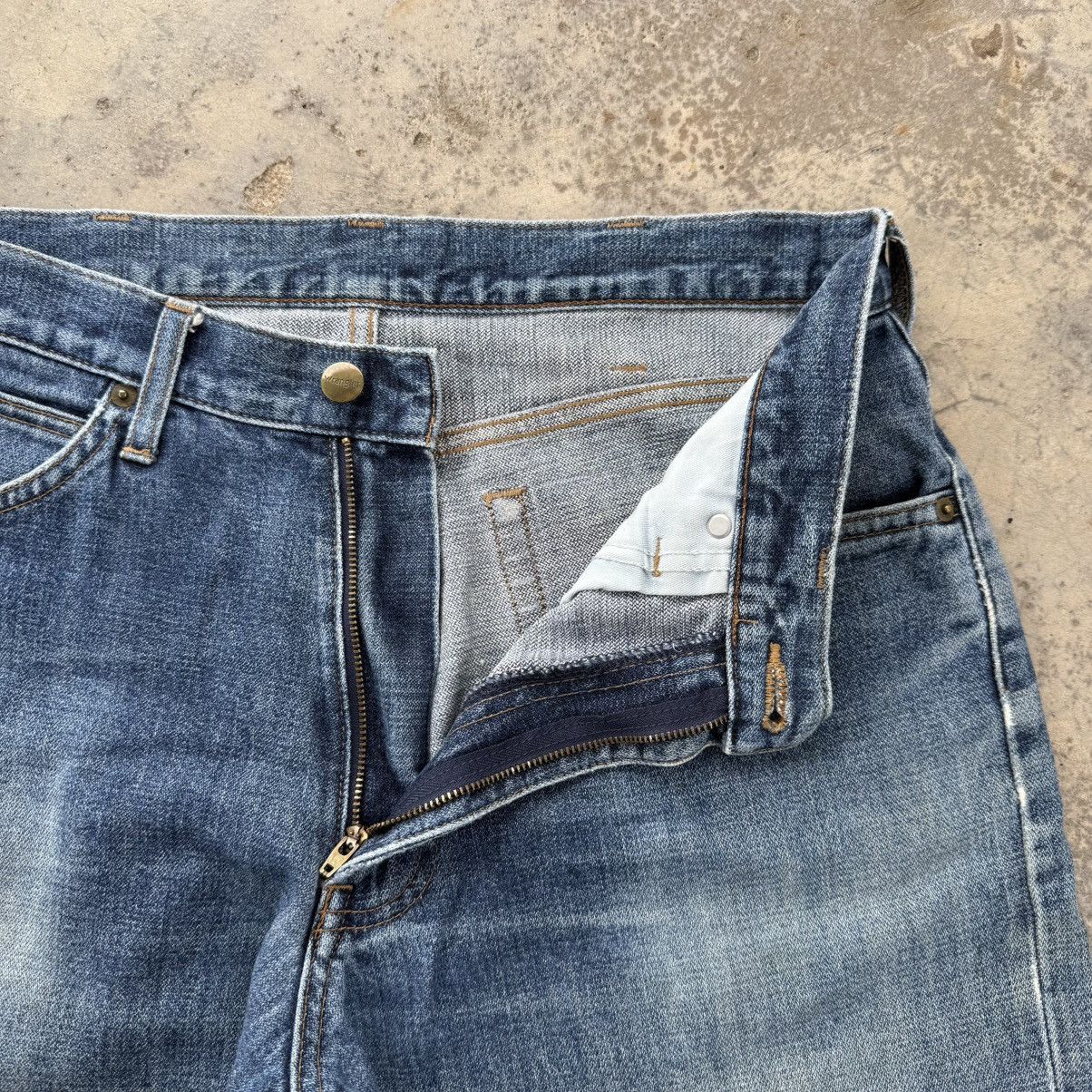 Wrangler VINTAGE WRANGLER FADED JEANS DENIM PANTS Size US 33 - 7 Thumbnail