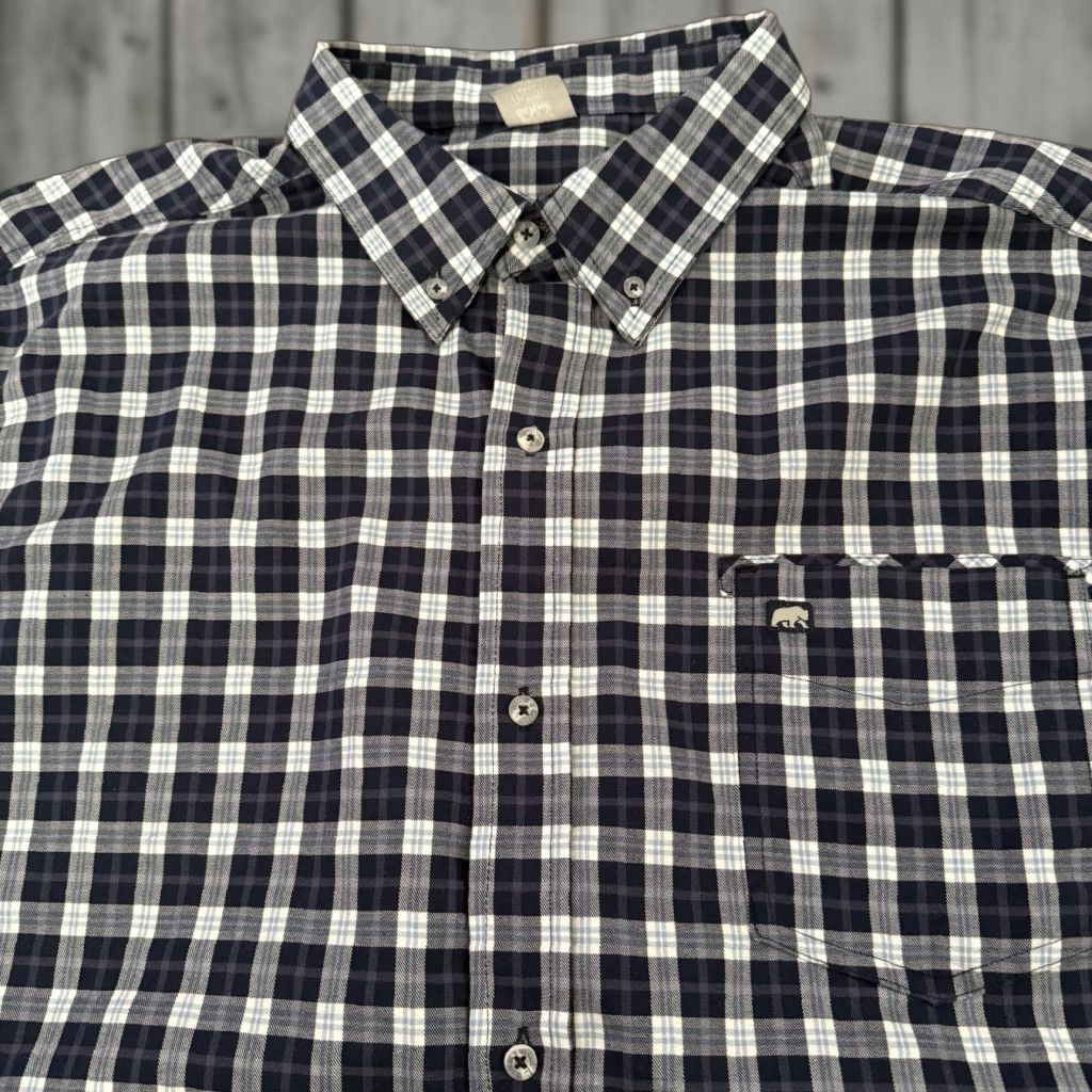 Vintage Berne Shirt Mens 4XLT Button-Up Plaid Blue Cotton Blend Workwear Tunic? Size US XXL / EU 58 / 5 - 1 Thumbnail