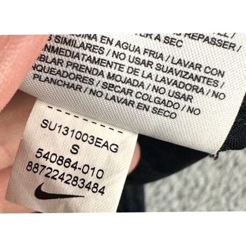 Nike Nike Jacket Womens Small Black Nylon Full Zip Packable Hooded Lightweight Ladies Size S / US 4 / IT 40 - 7 Thumbnail