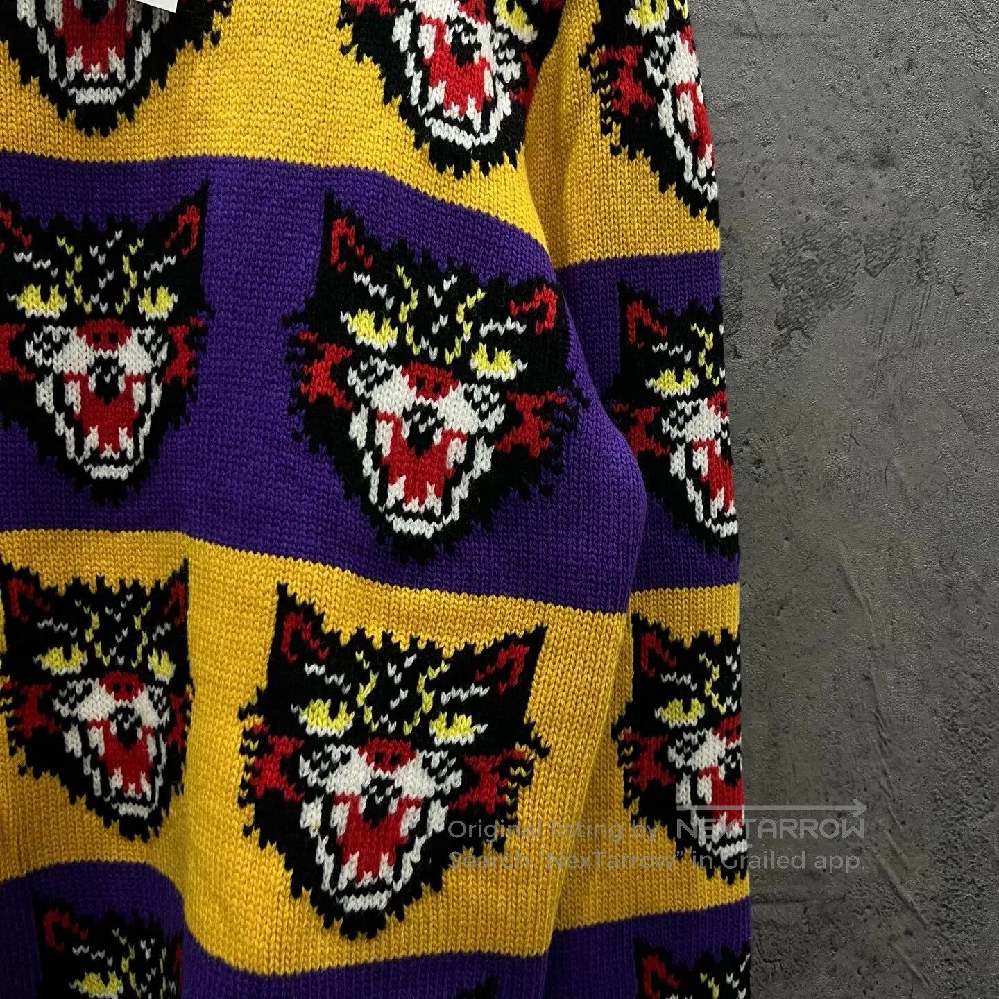 Gucci Guicci Tiger Head Knit Sweater| Size US M / EU 48-50 / 2 - 3 Thumbnail