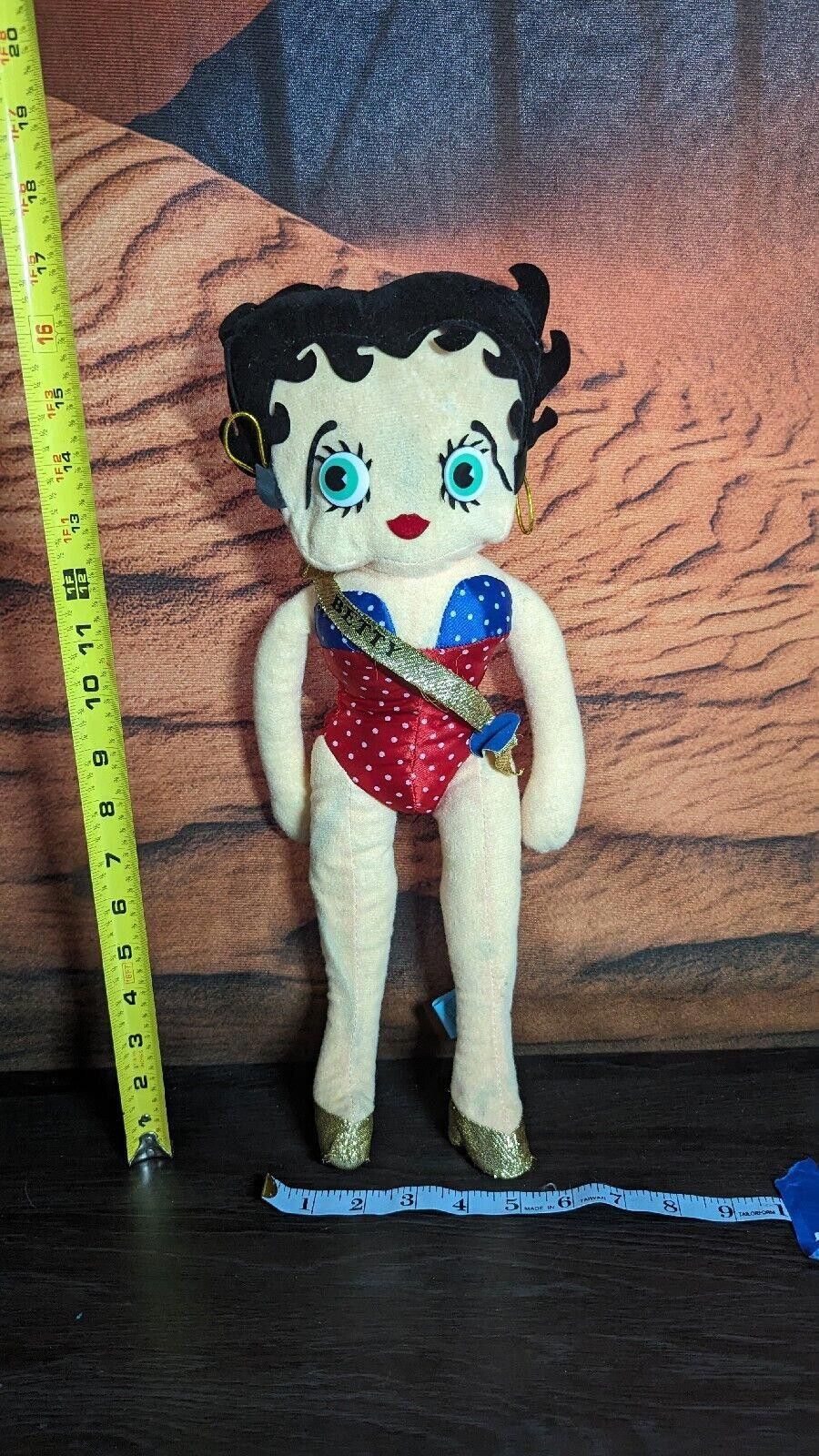 Kit and Ace VTG 1989 Ms. America Betty Boop Posable Plush Size ONE SIZE - 1 Thumbnail
