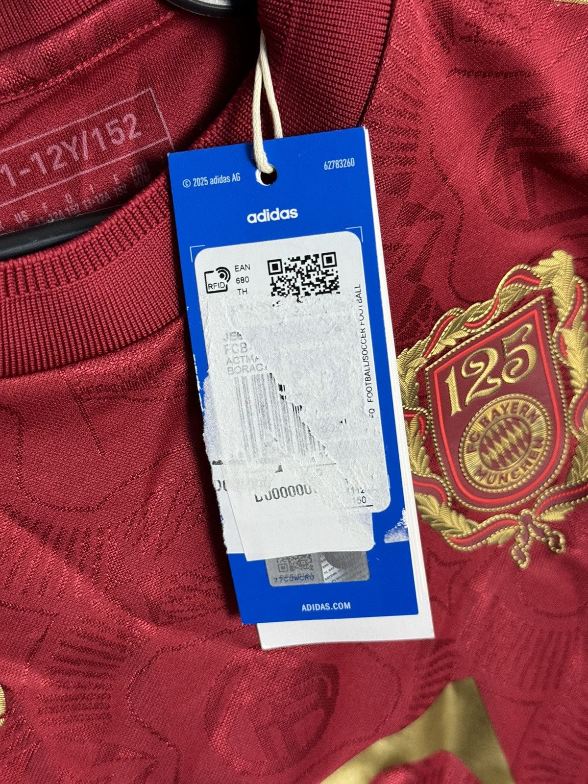 Adidas KIDS New Bayern Munchen Anniversary Musiala Football Jersey Size US XS / EU 42 / 0 - 12 Thumbnail
