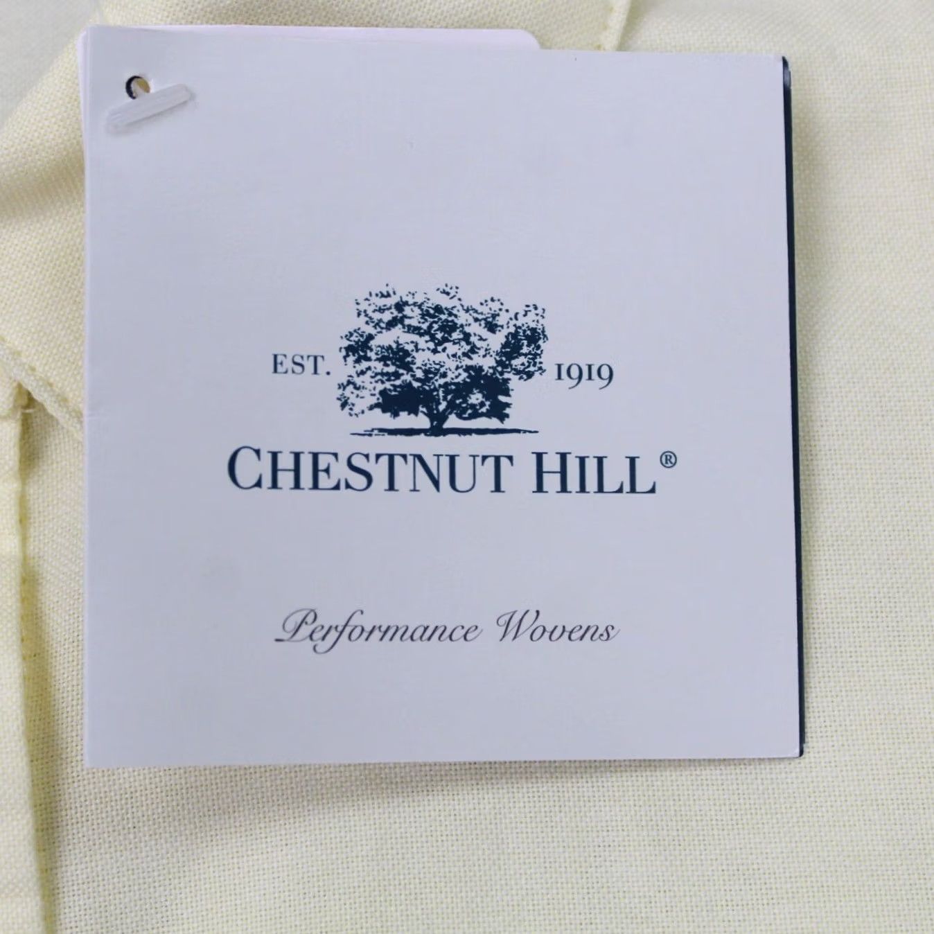 Vintage Chestnut Hill Shirt Mens 2XL Yellow Button-Down 100% Cotton NWT L/S Shirt Button-Up Casual Formal Size US XXL / EU 58 / 5 - 6 Thumbnail