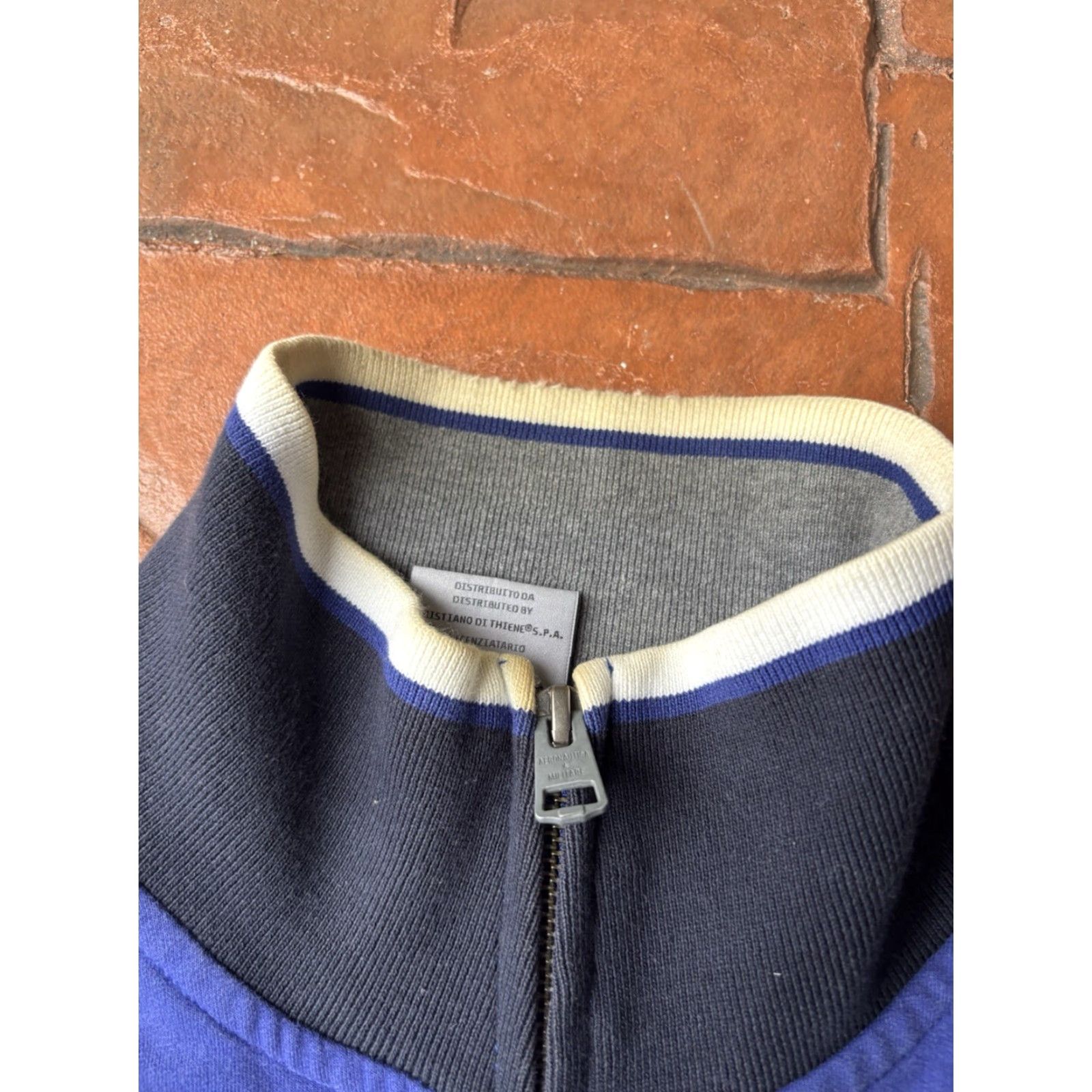 Aeronautica Militare AERONAUTICA MILITARE Full Zip Sweater Large Embroidered Logo Men Shirt Pullover Knit Blue Size US L / EU 52-54 / 3 - 4 Thumbnail