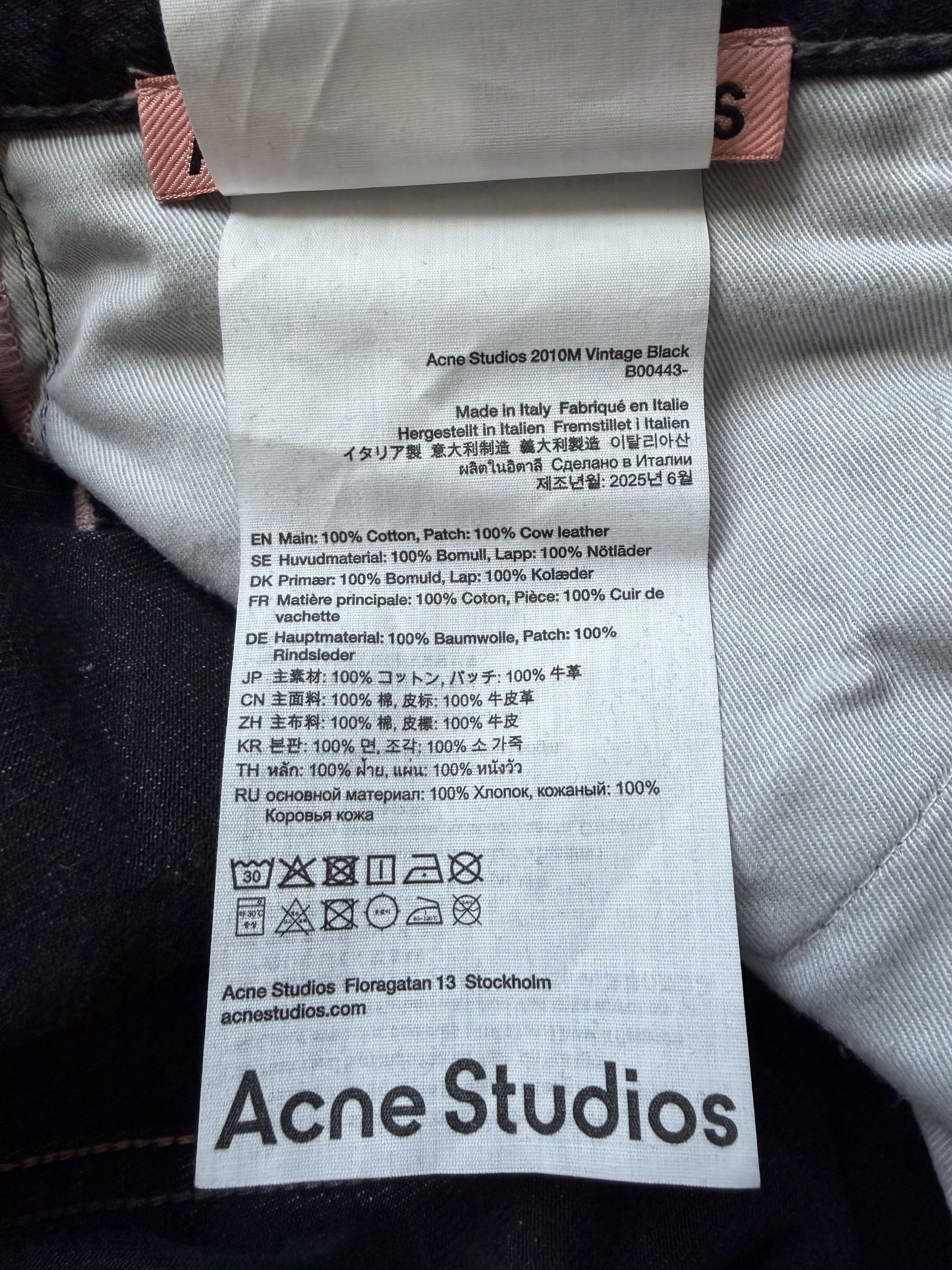 Acne Studios 2010M Vintage Black Size US 32 / EU 48 - 6 Thumbnail
