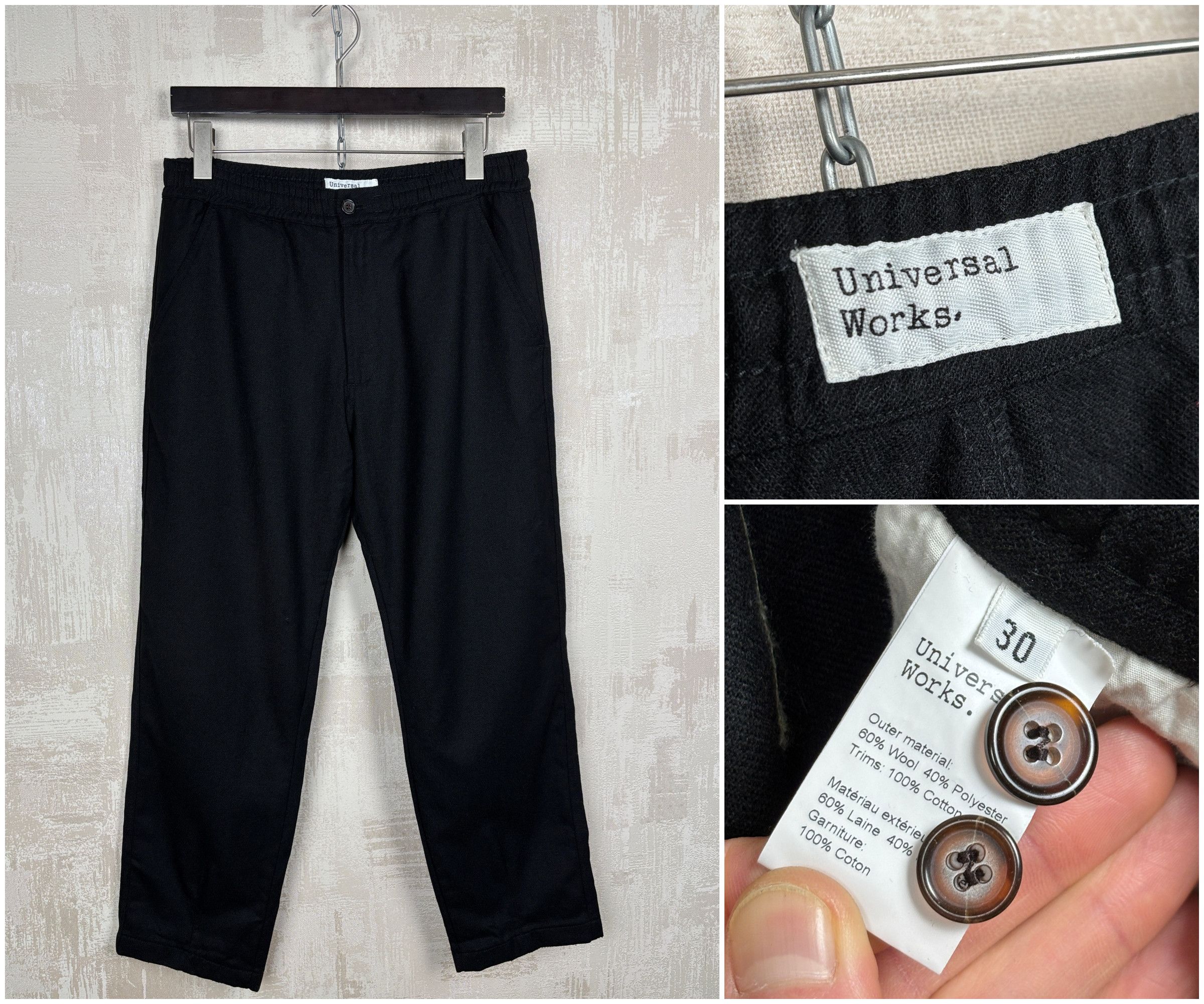 Universal Studios Universal Works Wool Blend Pants Relaxed Fit Size US 30 / EU 46 - 1 Thumbnail