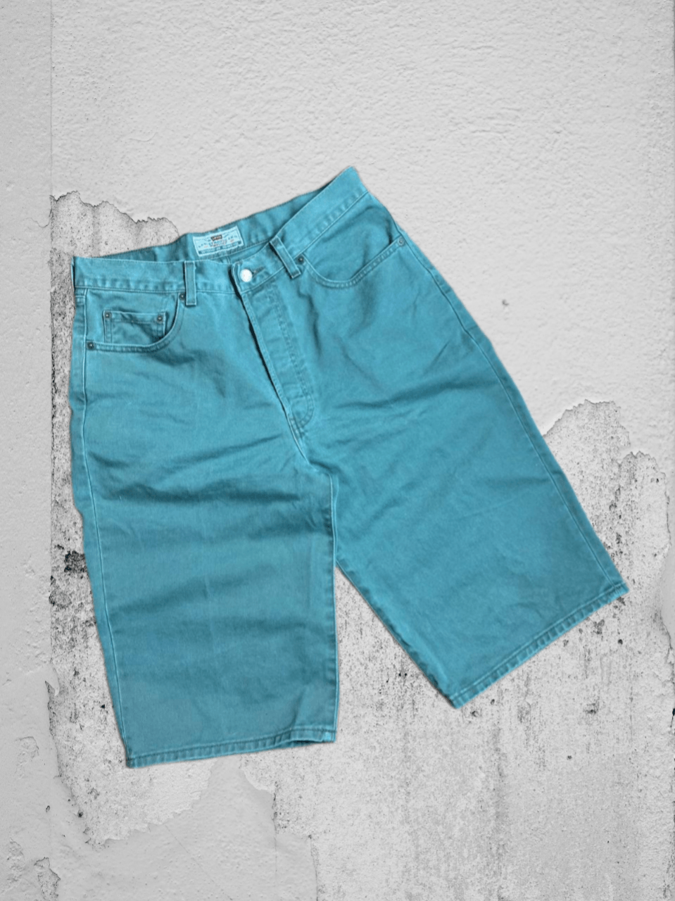 Levi's Vintage Levis 550 Denim Shorts Orange Tab Relaxed Fit Jorts Size US 34 / EU 50 - 1 Thumbnail