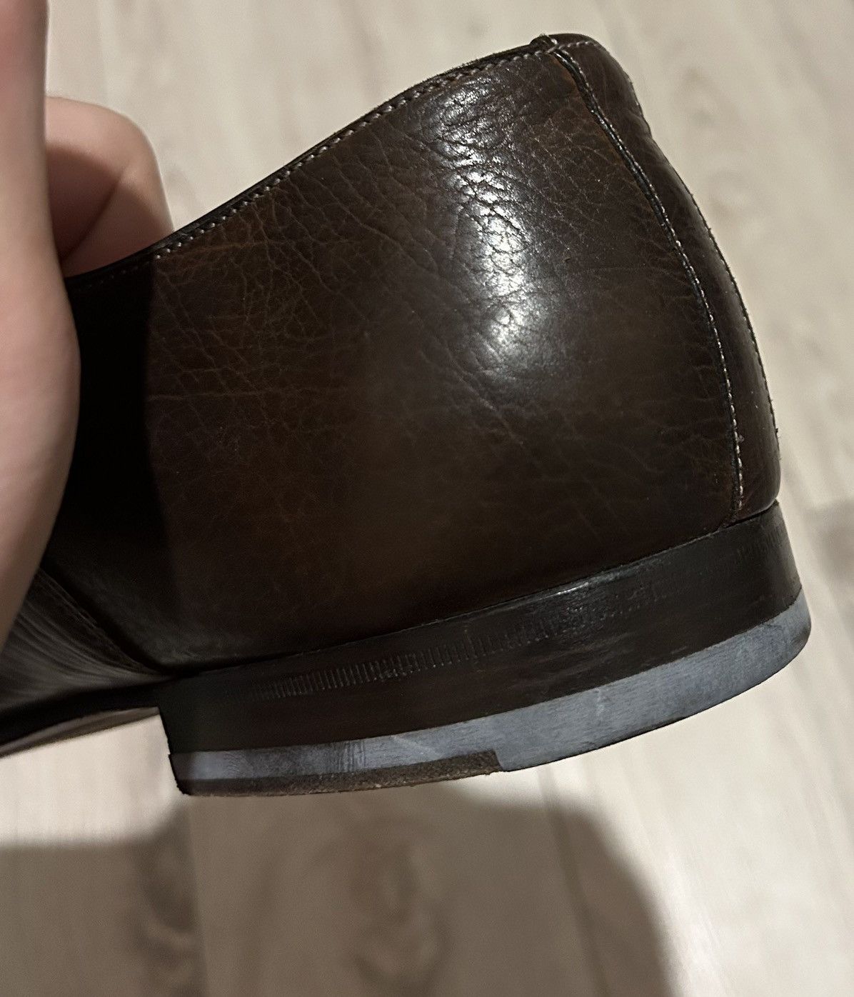 Santoni Santoni classic brown leather oxford formal shoes Size US 12 / EU 45 - 5 Thumbnail