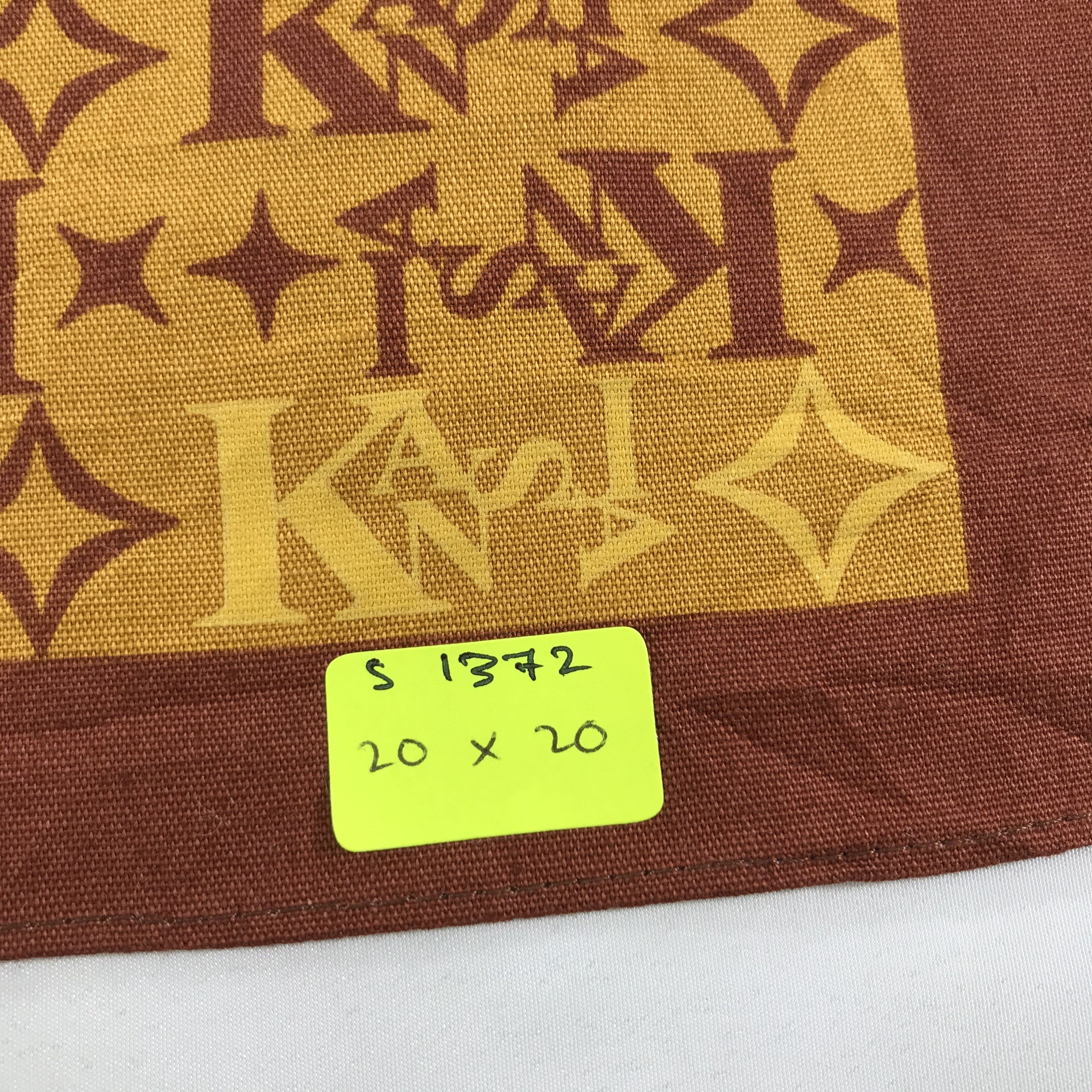Kansai Yamamoto × Vintage Kansai Yamamoto Bandana / Handkerchief / Neckerchief -S1372 Size ONE SIZE - 5 Thumbnail