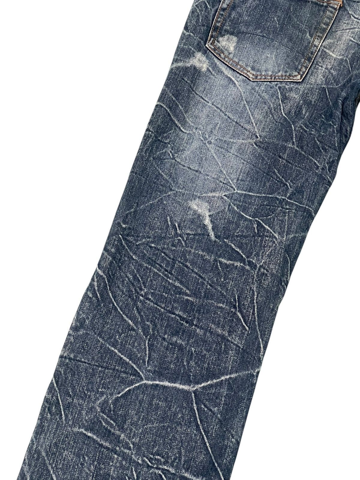 Japanese Brand Double Waist Jeans Nylaus Chrome Dior Erd cdg amiri 2🟦9 Size US 31 - 13 Thumbnail