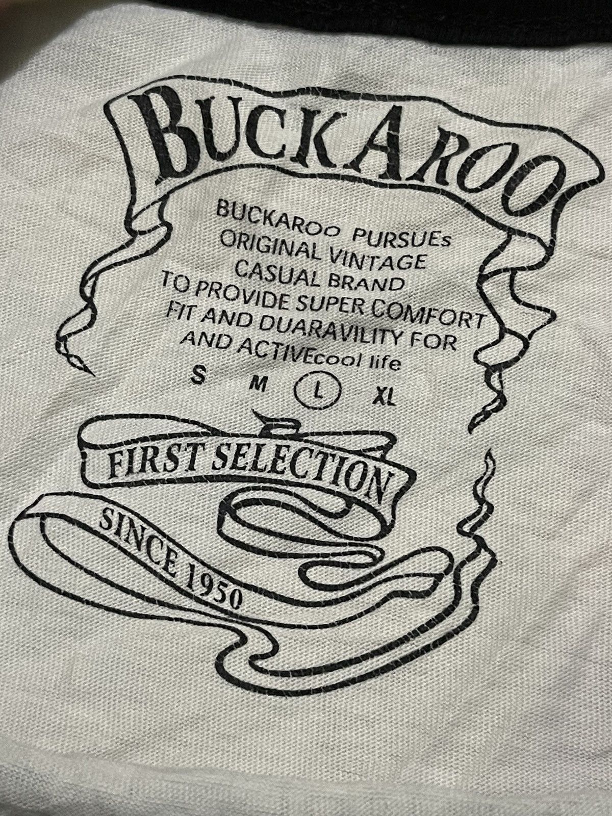BUCKAROO VINTAGE Y2K BUCKAROO long sleeve tshirt Size US M / EU 48-50 / 2 - 6 Thumbnail