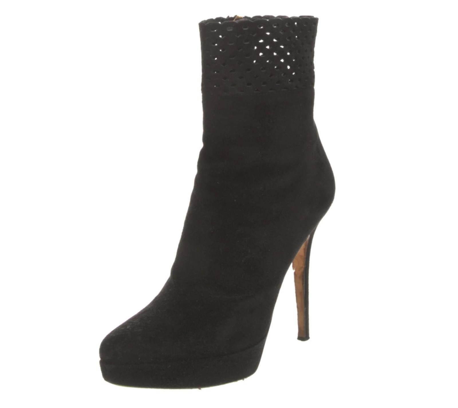 Other Yves Saint Laurent Rive Black Gauche Boots, Sz US6.5 EU37 Size US 6.5 / IT 36.5 - 2 Thumbnail