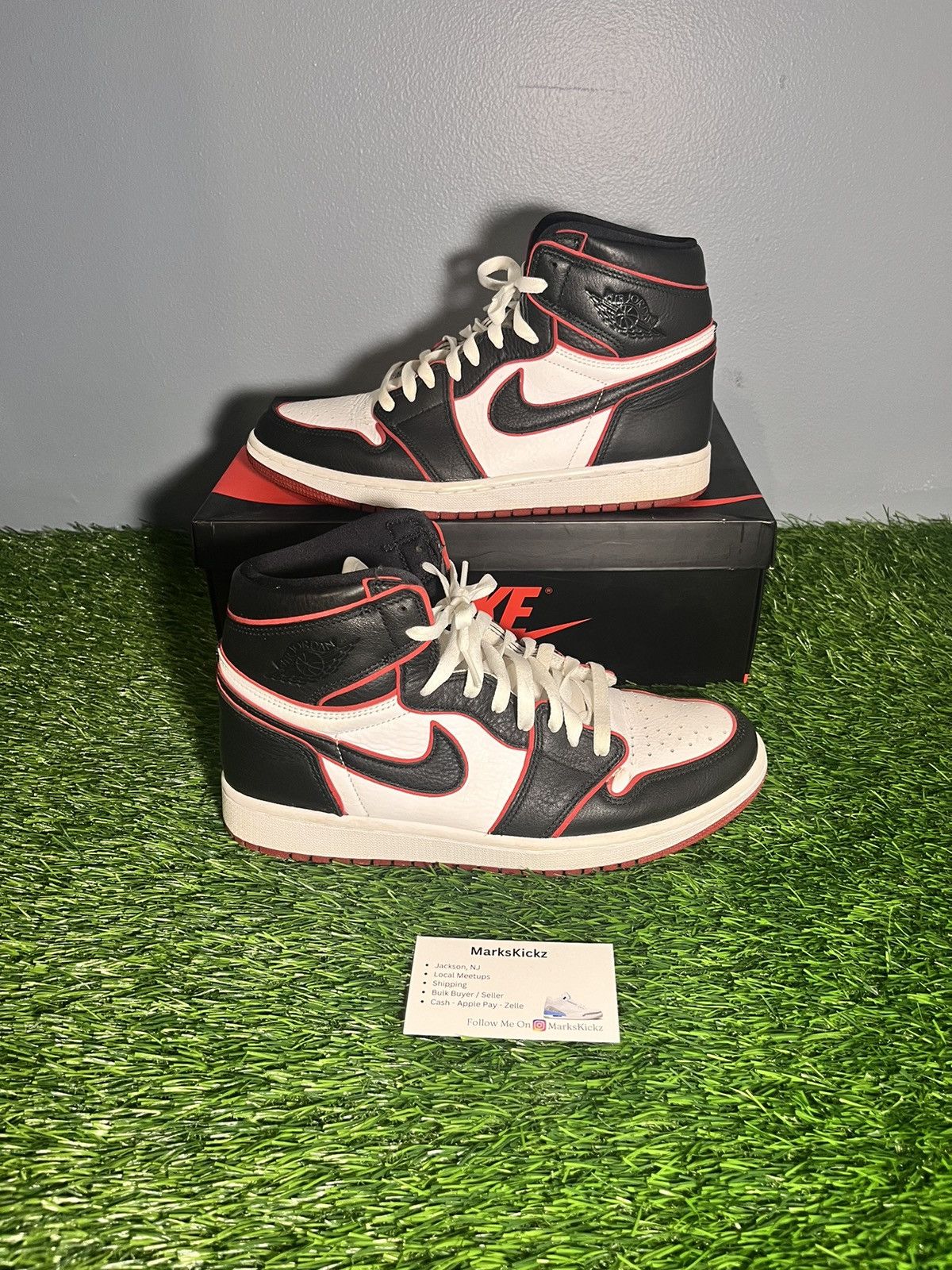 Jordan Brand × Nike jordan 1 high og bloodline size 10 Size US 10 / EU 43 - 1 Thumbnail