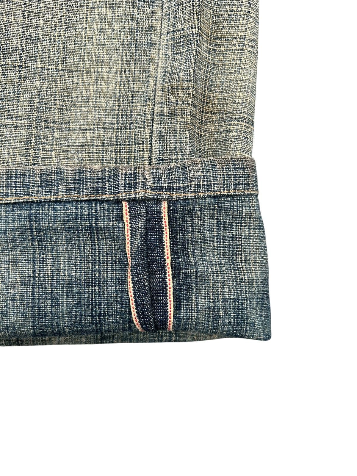 Kapital Vintage Edwin 505ZX Selvedge Sunfaded Rusty Dirty Denim Jean Size US 34 / EU 50 - 4 Thumbnail