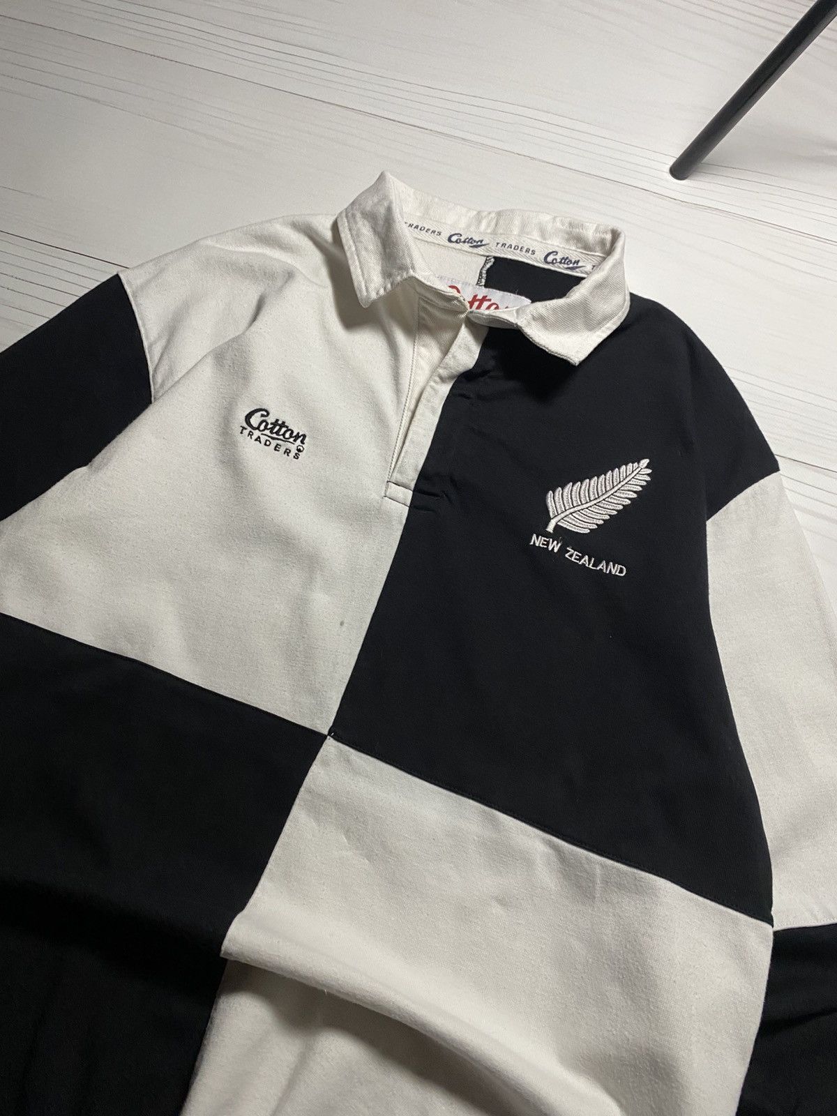 Cotton Traders × Vintage Vintage Cotton Traders New Zealand 90’s y2k rugby t shirt Size US L / EU 52-54 / 3 - 13 Thumbnail
