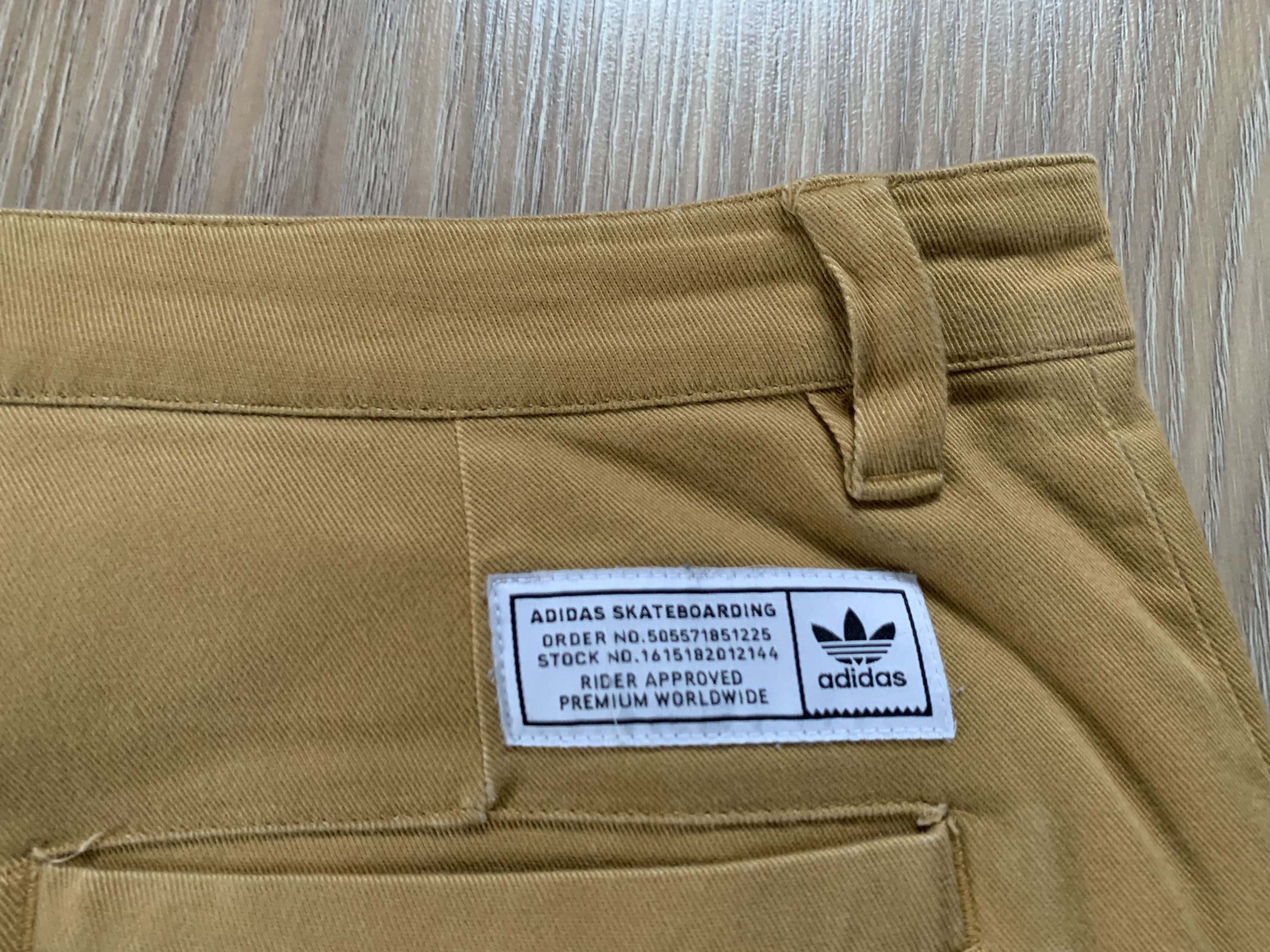 Adidas Adidas Skateboarding Men’s Beige Casual Pants Trousers Size US 31 - 8 Thumbnail