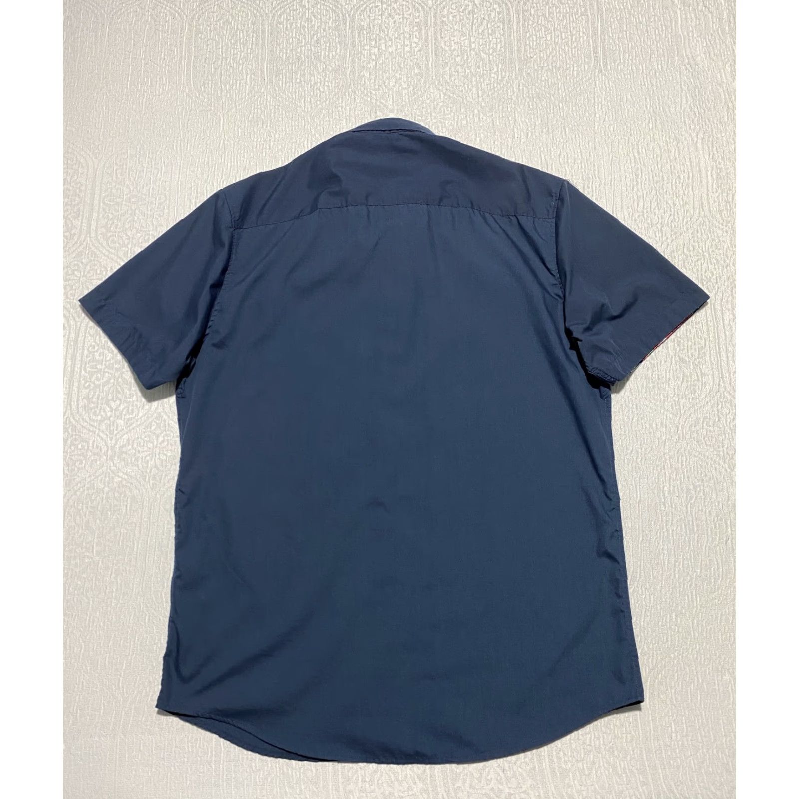 Vintage Voyage Shirt Mens XL Navy Blue Floral Pocket Short Sleeve Button Up Casual Size US XL / EU 56 / 4 - 2 Thumbnail