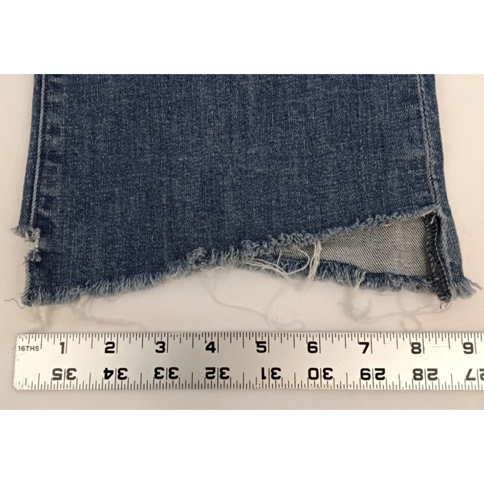 MOTHER Mother Hustler Two Step Jean Women's 27 Lite Wash Ankle Fray Size 27" / US 4 / IT 40 - 17 Thumbnail