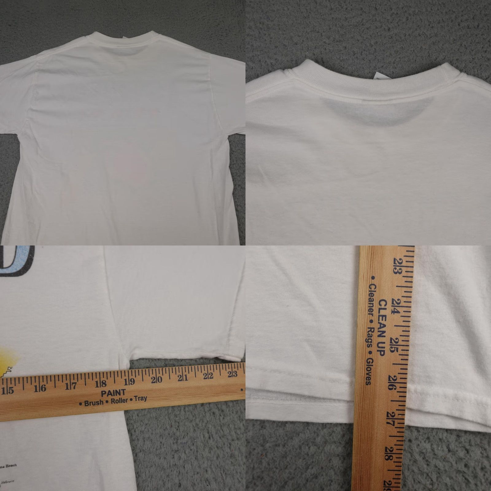 Jerzees VINTAGE Jerzees Shirt Mens M White 2004 I Survived Hurricane Ivan Souvenir 00s Beach Florida Novelty Event Mens Size US M / EU 48-50 / 2 - 8 Thumbnail