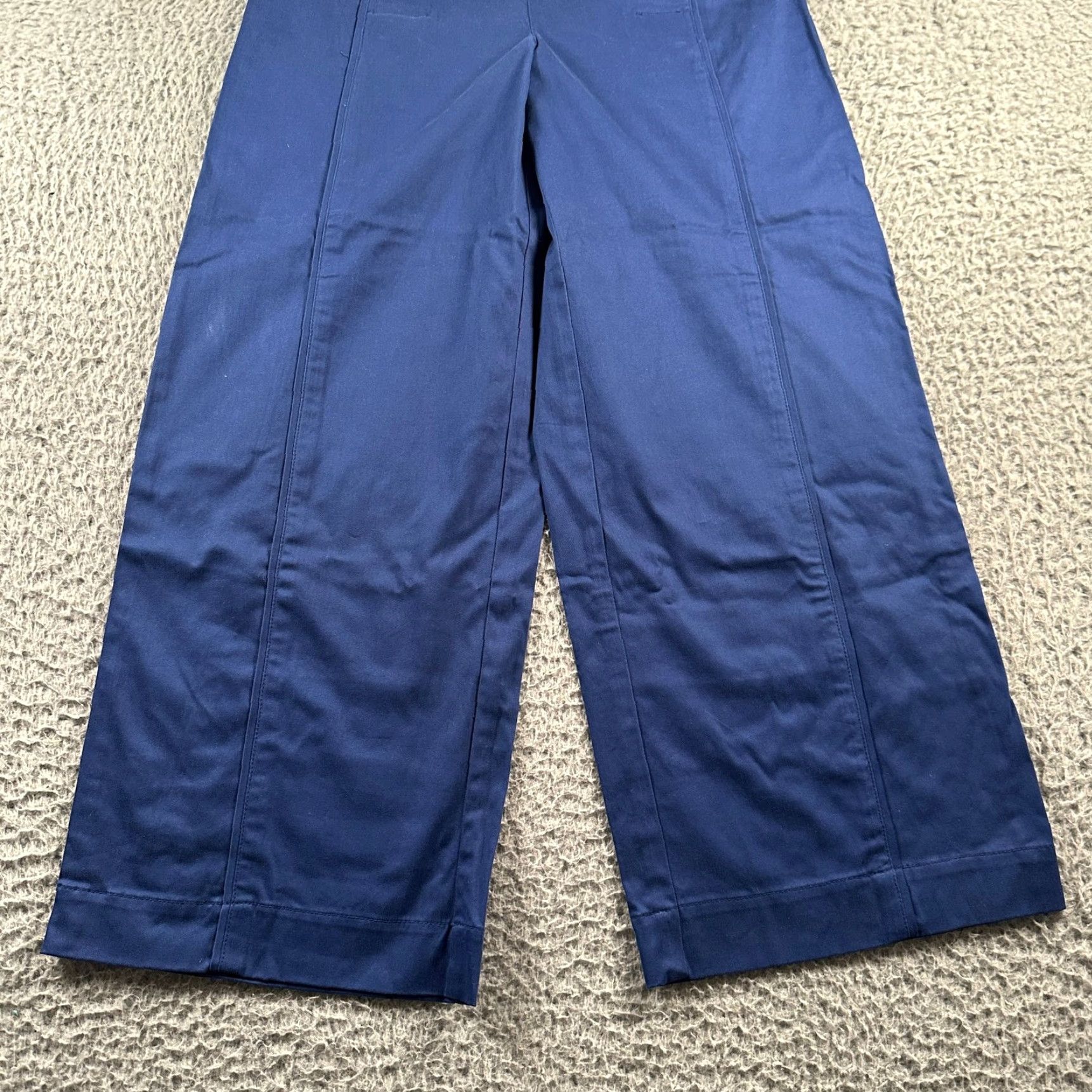 Vintage Talula Worth Pant Womens 2 Wide Leg High Rise Sailor Button Front Blue Depths Size 26" / US 2 / IT 38 - 3 Thumbnail