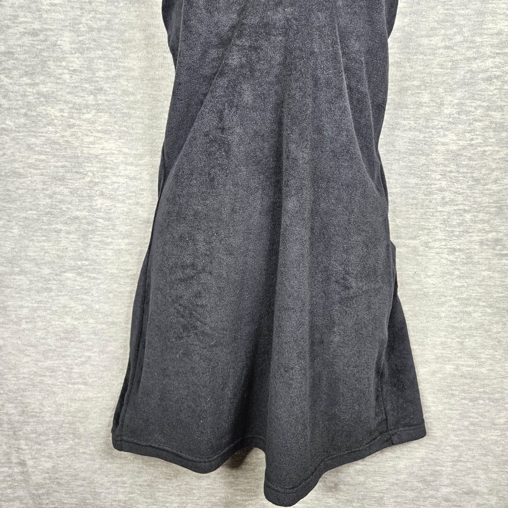 Fabletics FABLETICS Island Terry Halter Black Dress XS NEW Size XS / US 0-2 / IT 36-38 - 3 Thumbnail