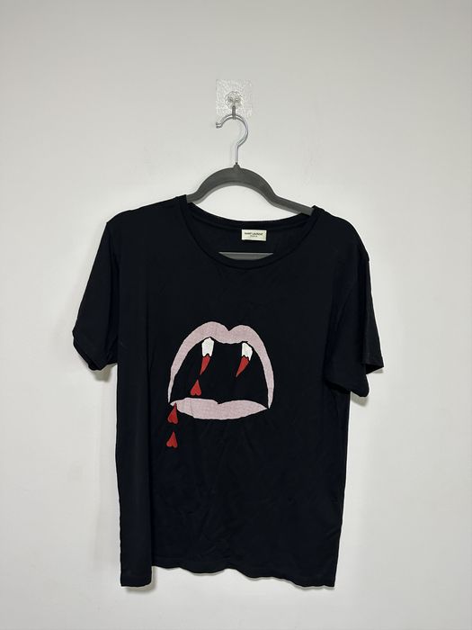 Saint laurent blood luster t outlet shirt