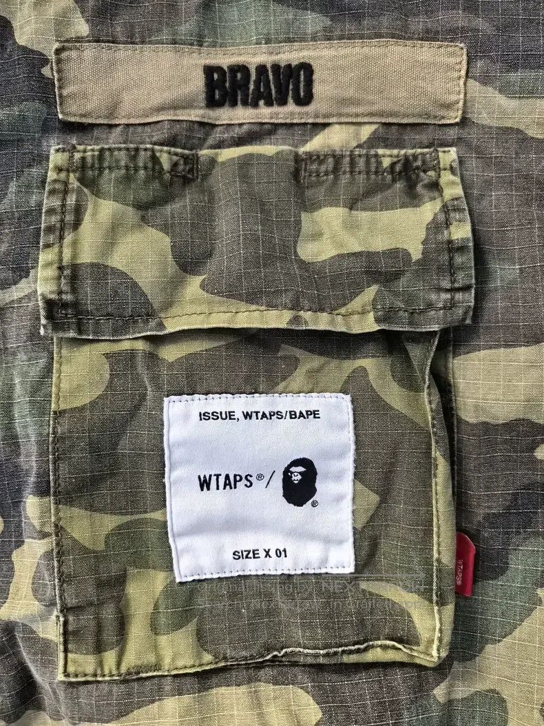 Wtaps Wtaps Collaboration Washed Camouflage Jacket Size US S / EU 44-46 / 1 - 5 Thumbnail