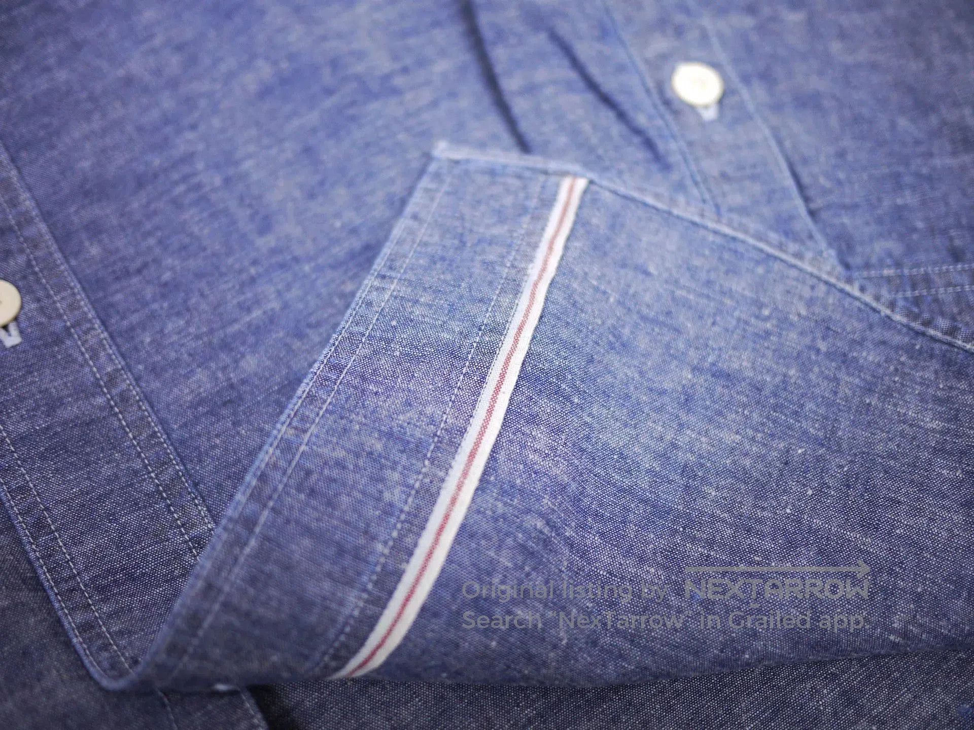 Visvim indigo visvim langer chambray shirt. Size US L / EU 52-54 / 3 - 6 Thumbnail