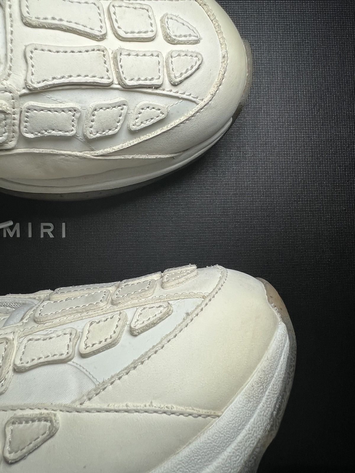 Amiri Amiri bone runner “Alabaster” Size US 12 / EU 45 - 11 Thumbnail