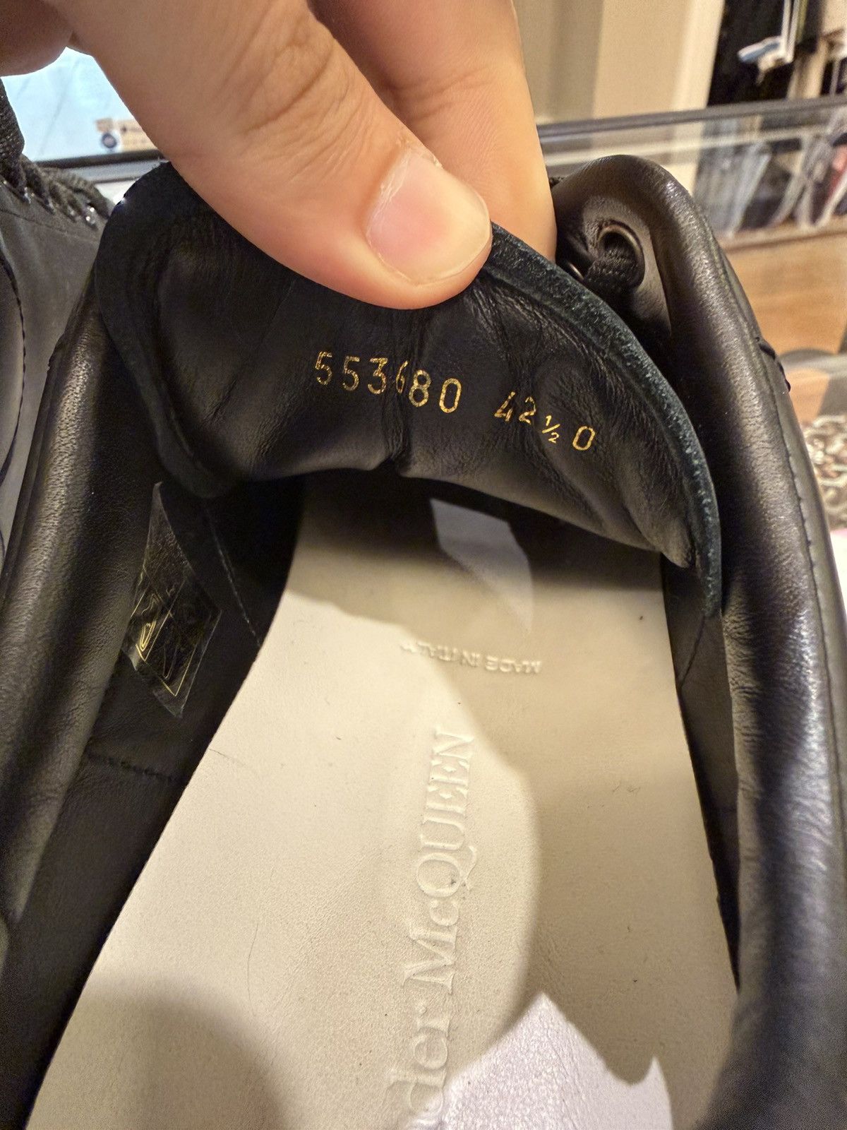 Alexander McQueen Alexander Mcqueen Oversized Sneaker- Black Size US 9.5 / EU 42-43 - 8 Thumbnail