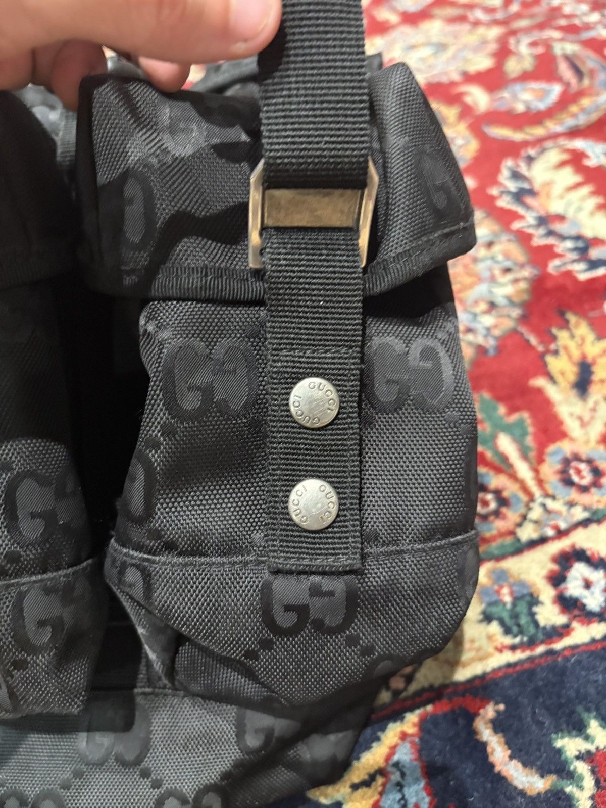 Gucci Gucci Black Nylon Backpack Size ONE SIZE - 3 Thumbnail