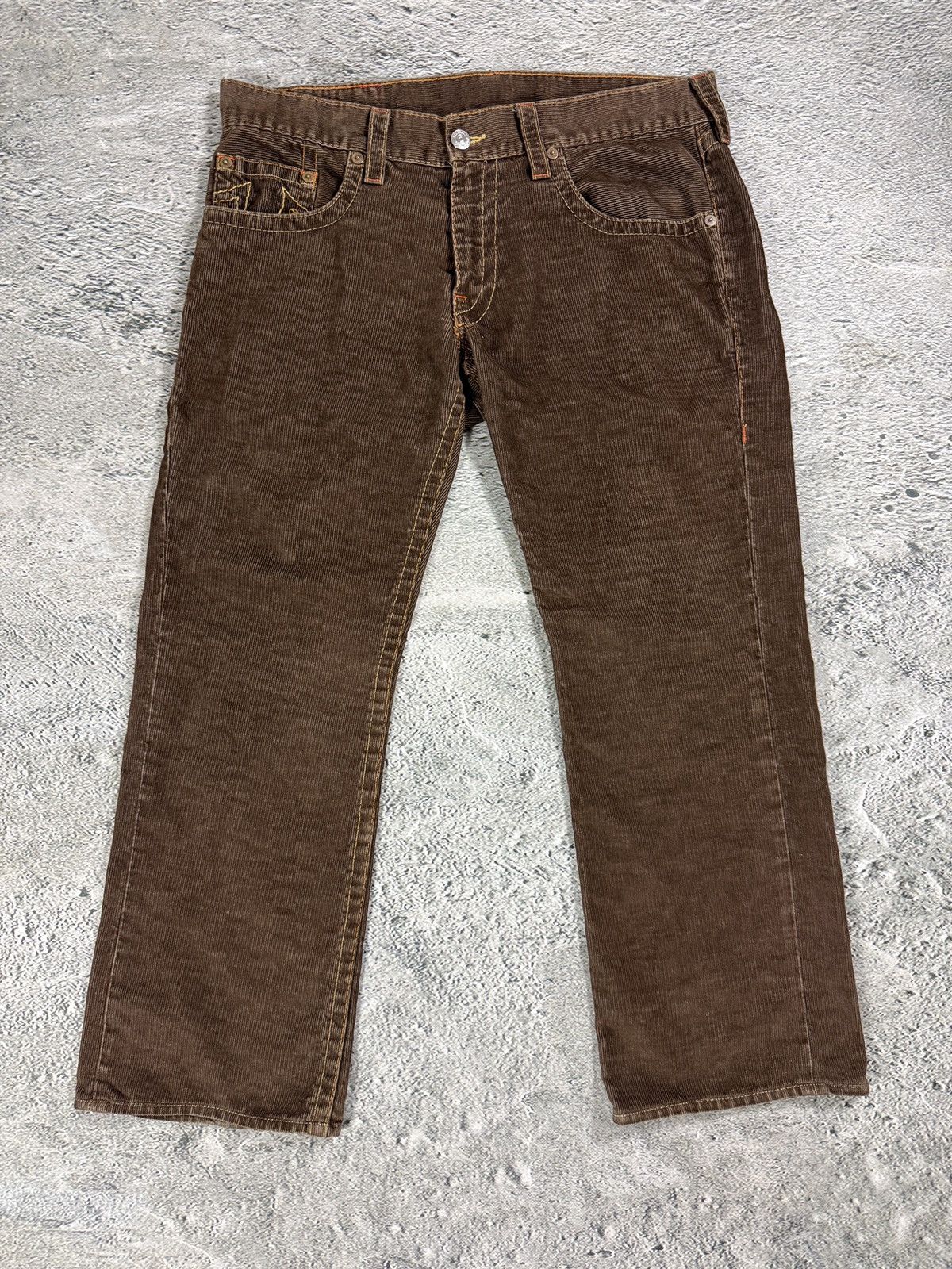 True Religion True Religion jeans vintage cords corduroy pants Bobby baggy Size US 36 / EU 52 - 4 Thumbnail