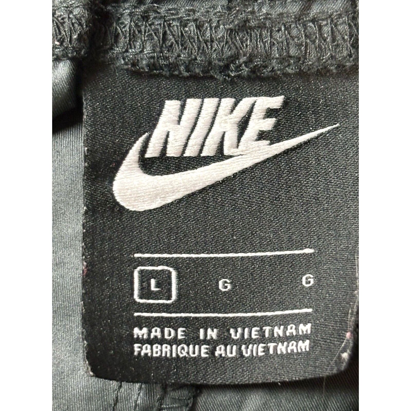 Nike Nike Sportswear Pants Large Womens Black Jogger Swoosh Wide Elastic Waist Sz L Size 36" / US 14 / IT 50 - 7 Thumbnail