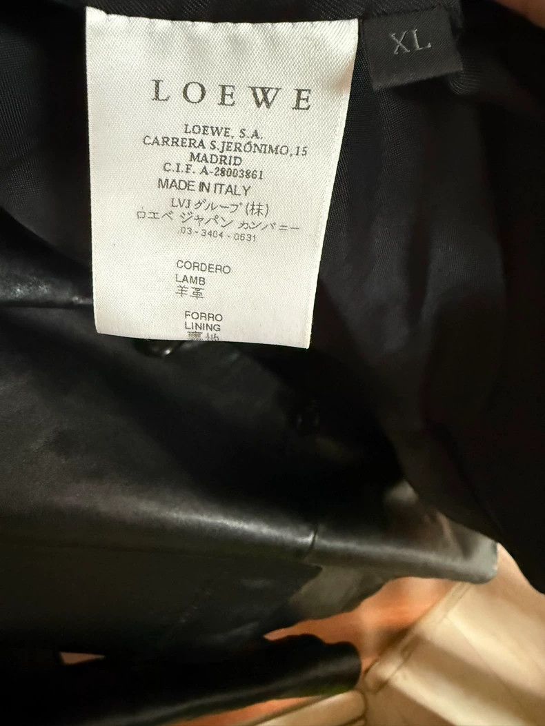 Loewe LOEWE Second-hand black suit and leather coat Size XL / US 12-14 / IT 48-50 - 4 Thumbnail