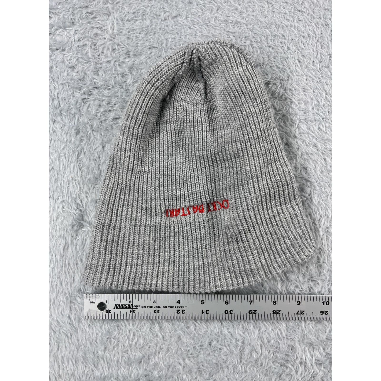 Vintage Bear Pacific West Beanie Toque Adult One Size Gray Knit Acrylic Logo Yupoong Size ONE SIZE - 6 Thumbnail