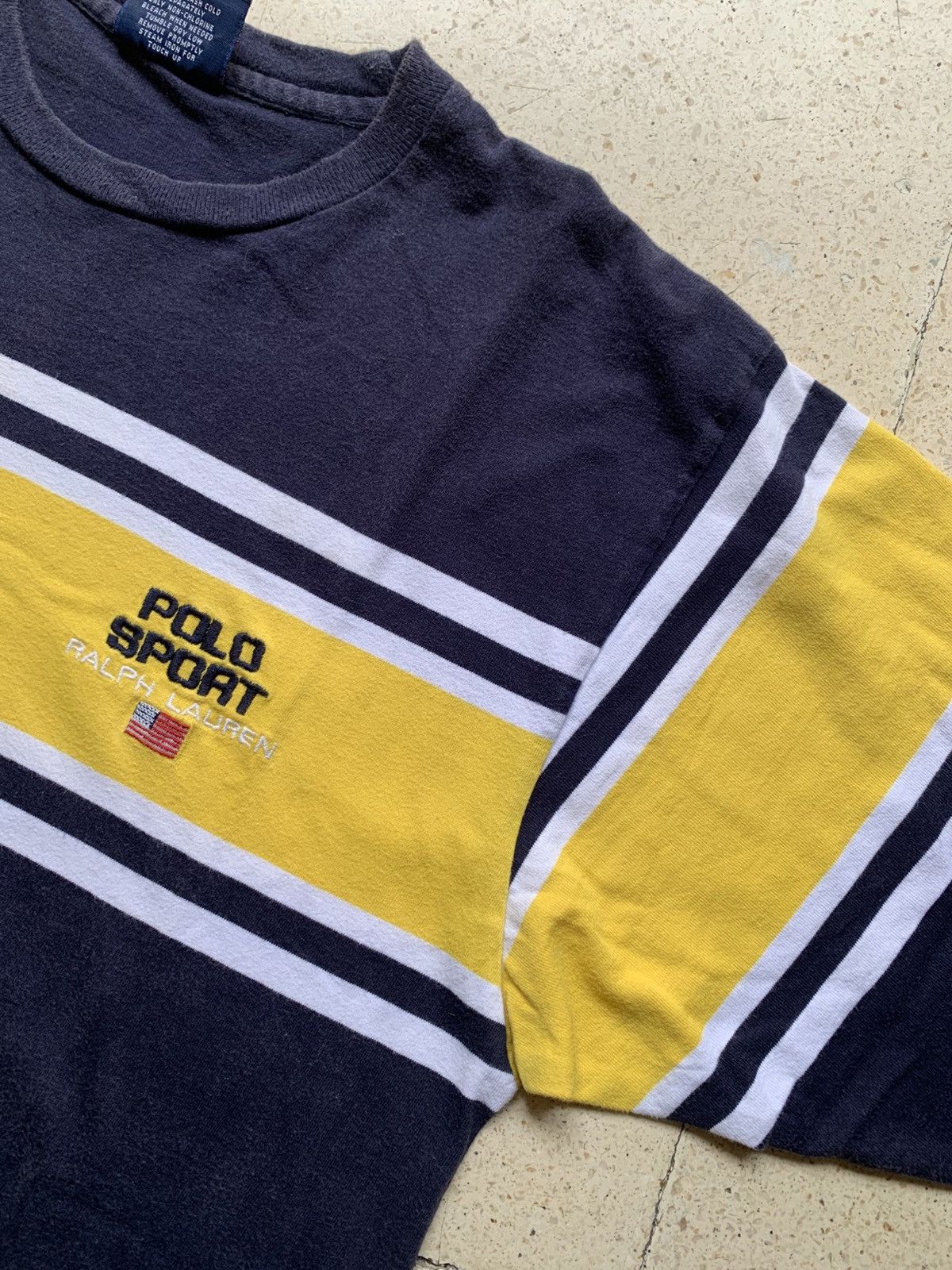 Polo Ralph Lauren Vintage 90’s polo sport made in usa t shirt Size US L / EU 52-54 / 3 - 2 Thumbnail