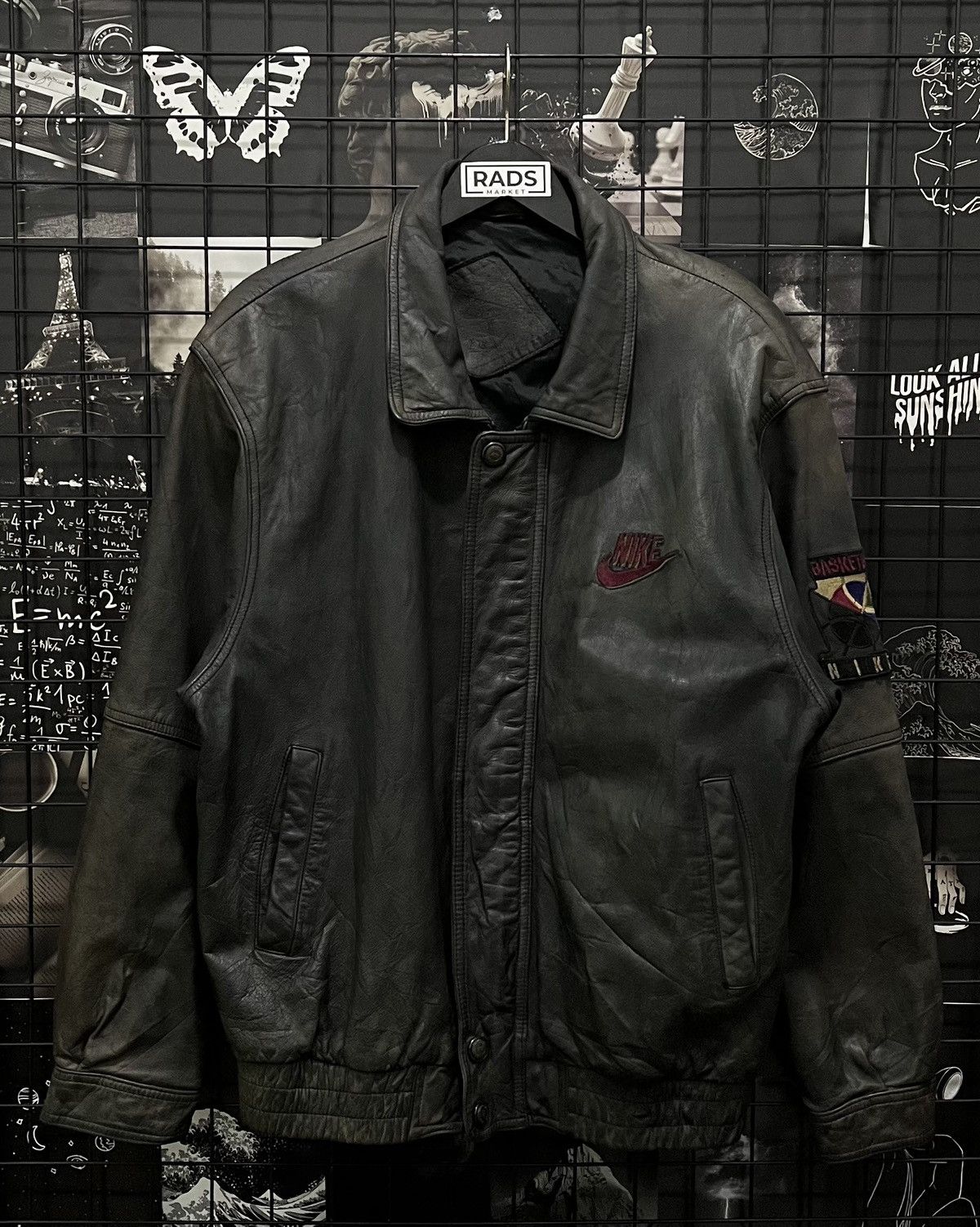 Nike Leather Jacket 20th Anniversary Limited Edition Size US XL / EU 56 / 4 - 2 Thumbnail