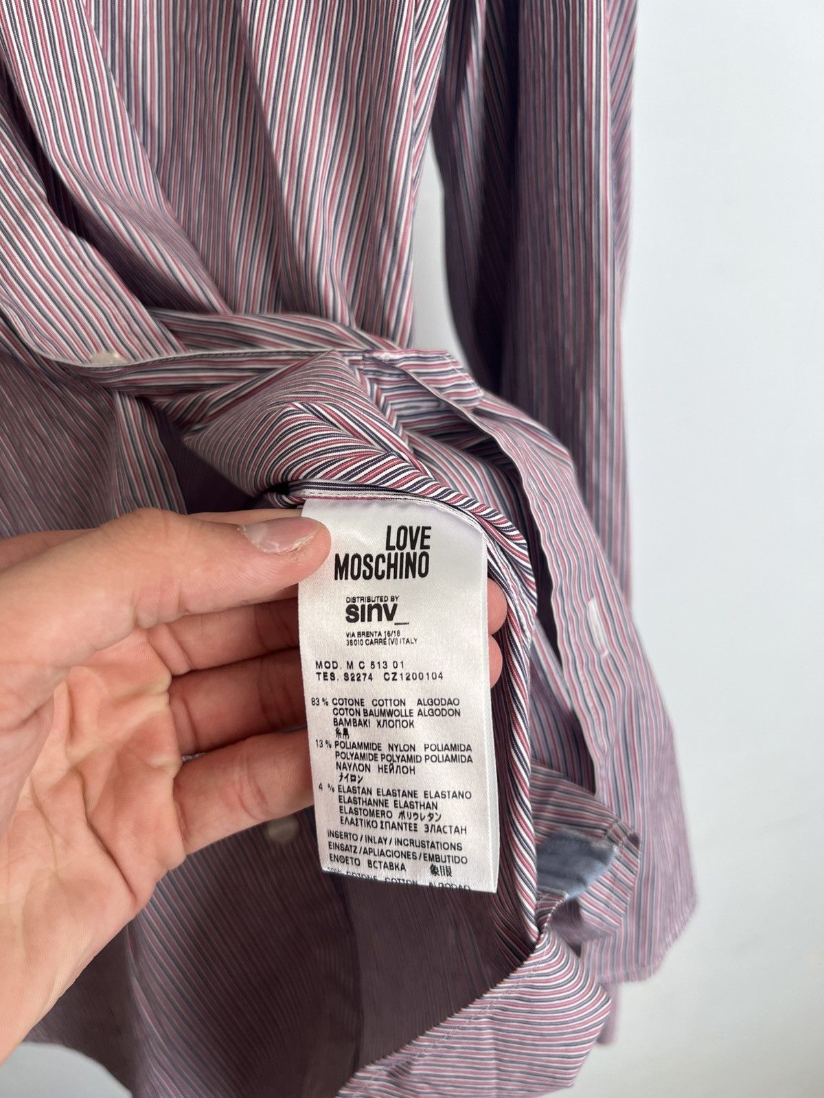 Moschino Moschino shirt Size US XL / EU 56 / 4 - 7 Thumbnail