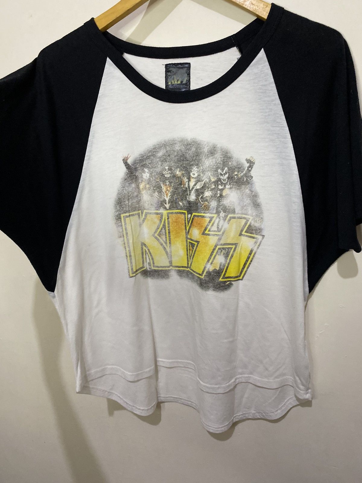 Band Tees × Japanese Brand × KISS KISS Raglan Shirt Size L / US 10 / IT 46 - 5 Thumbnail