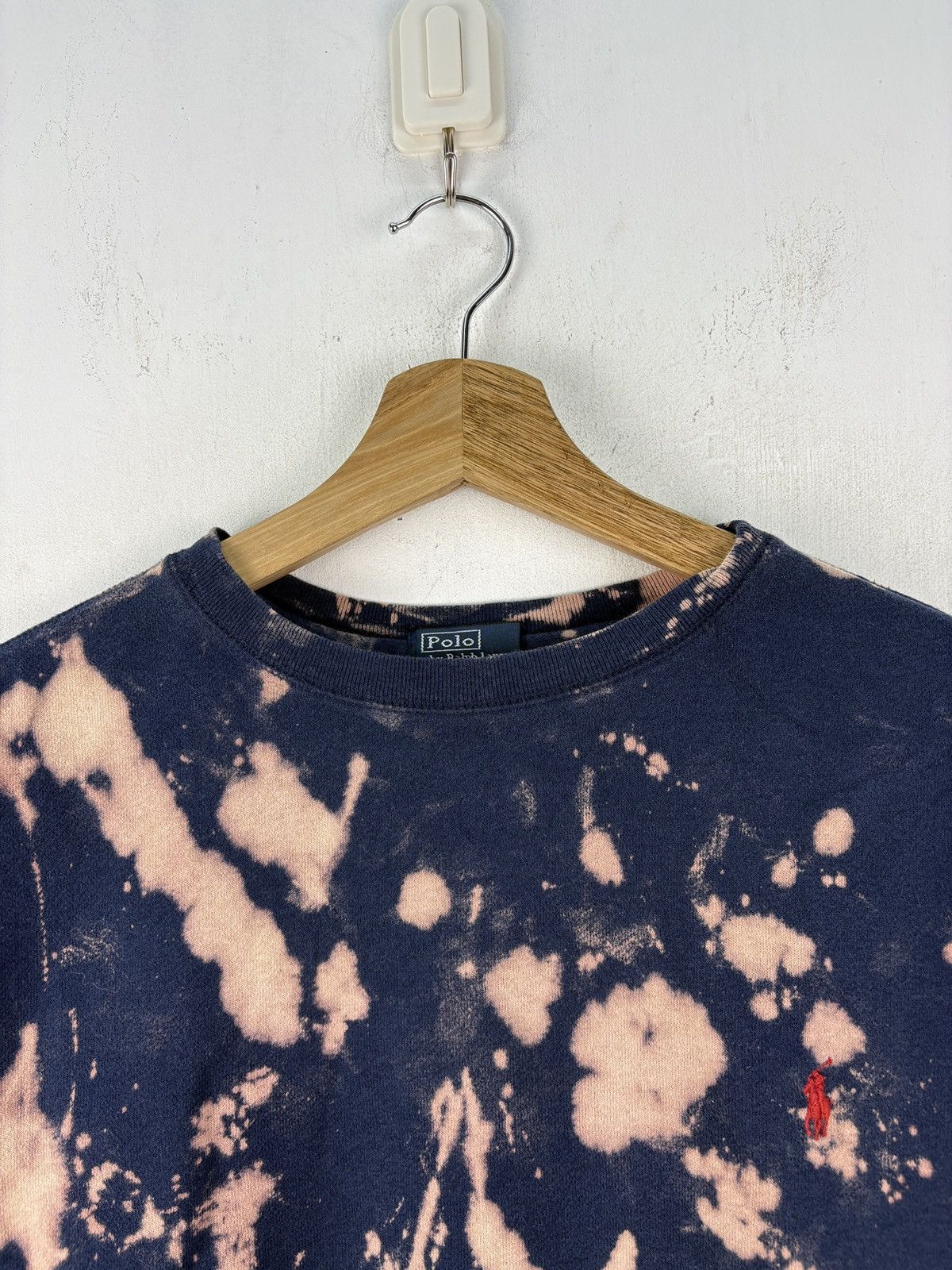 Polo Ralph Lauren Vintage Polo Ralph Lauren Sweatshirt Boxy Tie Dye Bleach Size US S / EU 44-46 / 1 - 6 Thumbnail