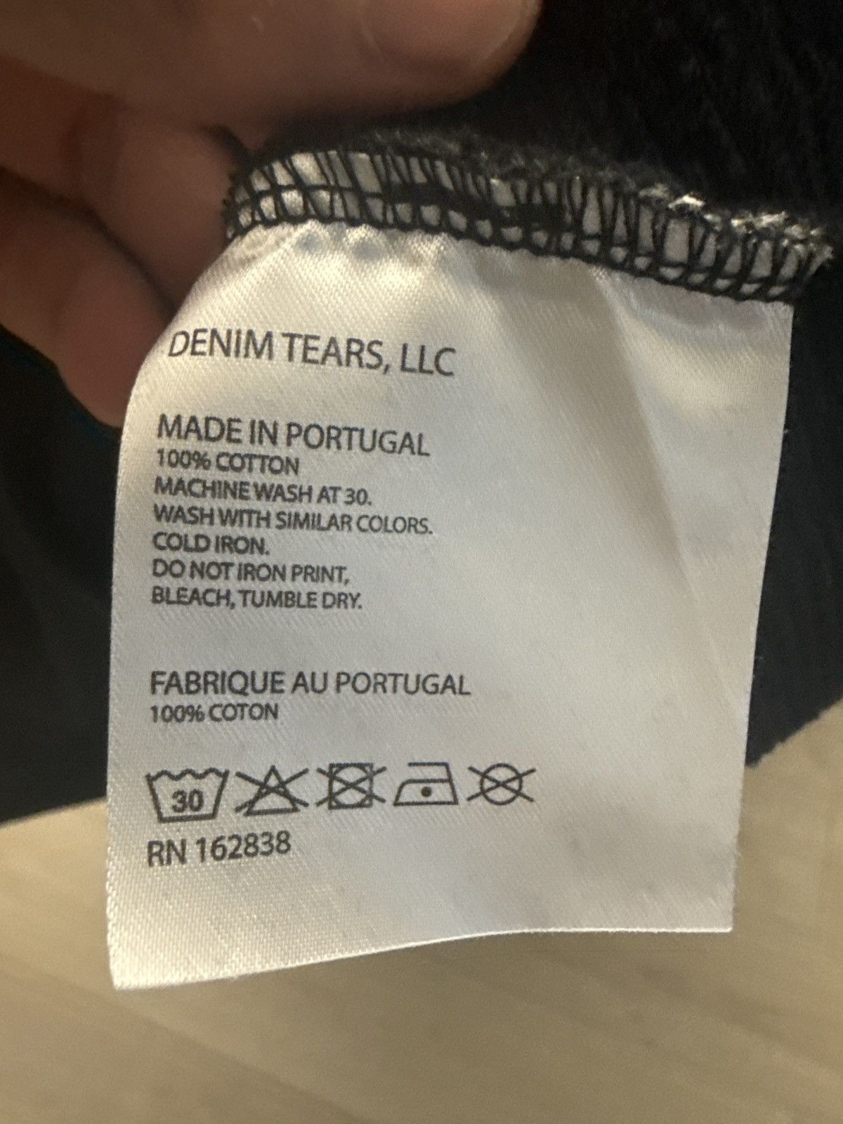 DENIM TEARS Denim Tears Black Hoodie Size US M / EU 48-50 / 2 - 9 Thumbnail
