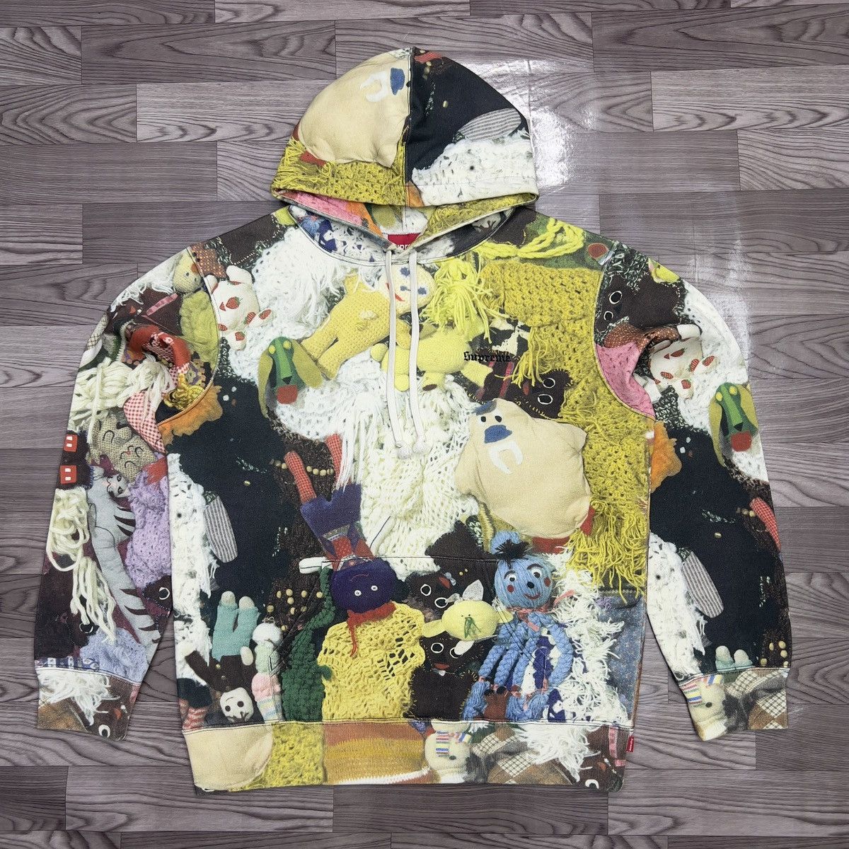 Supreme Supreme mike kelley Franklin reconstructed hood hoodie