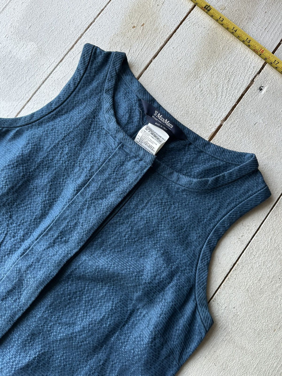 Max Mara 🚨S’ Max Mara Dress LUXURY OLD MONEY BLUE Size S / US 4 / IT 40 - 2 Thumbnail