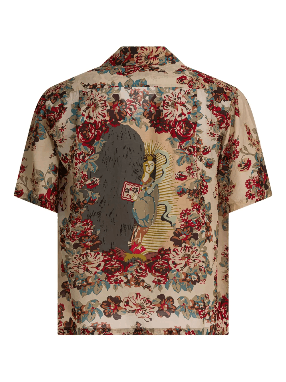 Other Men’s Natural Camp-Collar Floral-Print Shirt Size US S / EU 44-46 / 1 - 2 Thumbnail