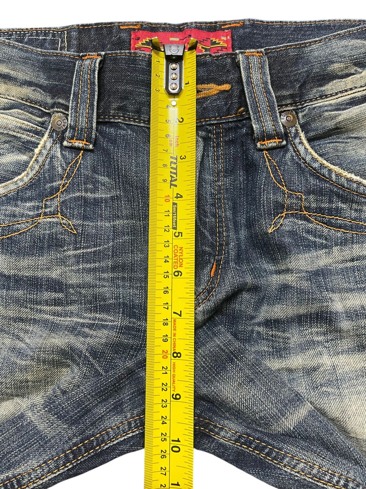 Edwin Edwin XV Exclusive Vintage Blue Mud Wash Distressed Baggy Size US 31 - 15 Thumbnail