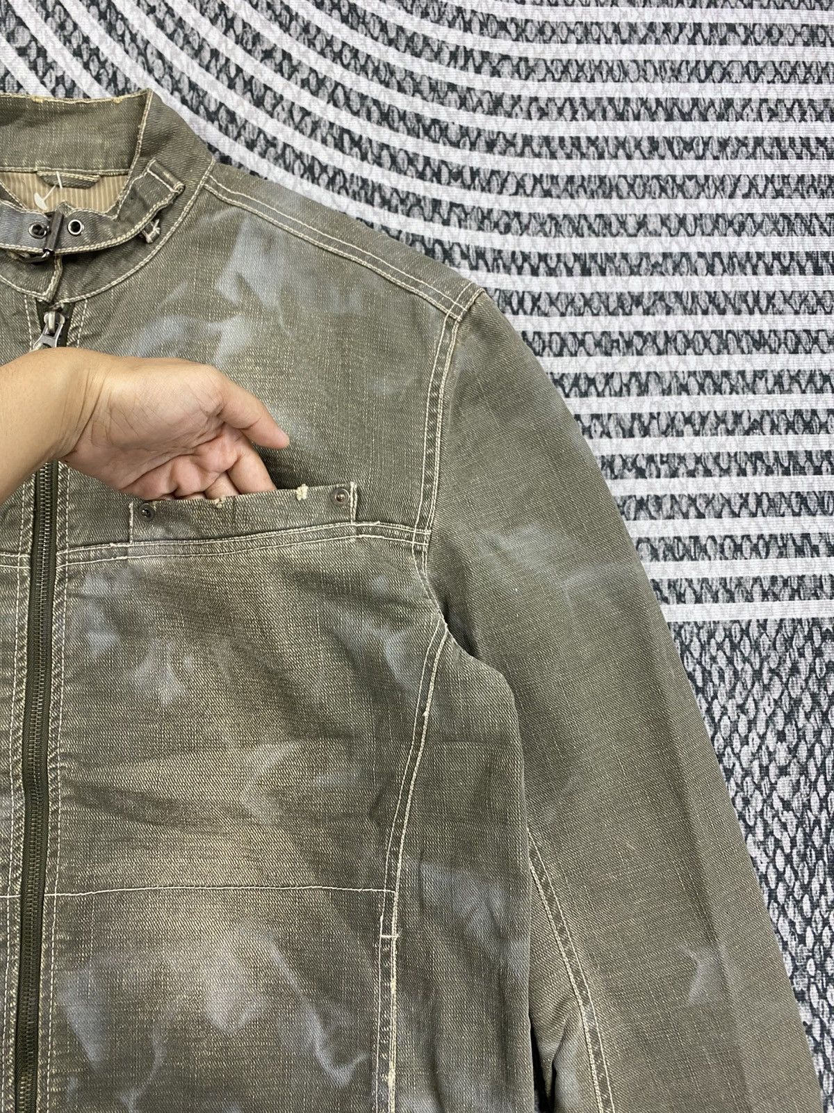 Japanese Brand Vintage Allix Design Company Tokyo Japan Denim Zipper Jacket Size US M / EU 48-50 / 2 - 8 Thumbnail