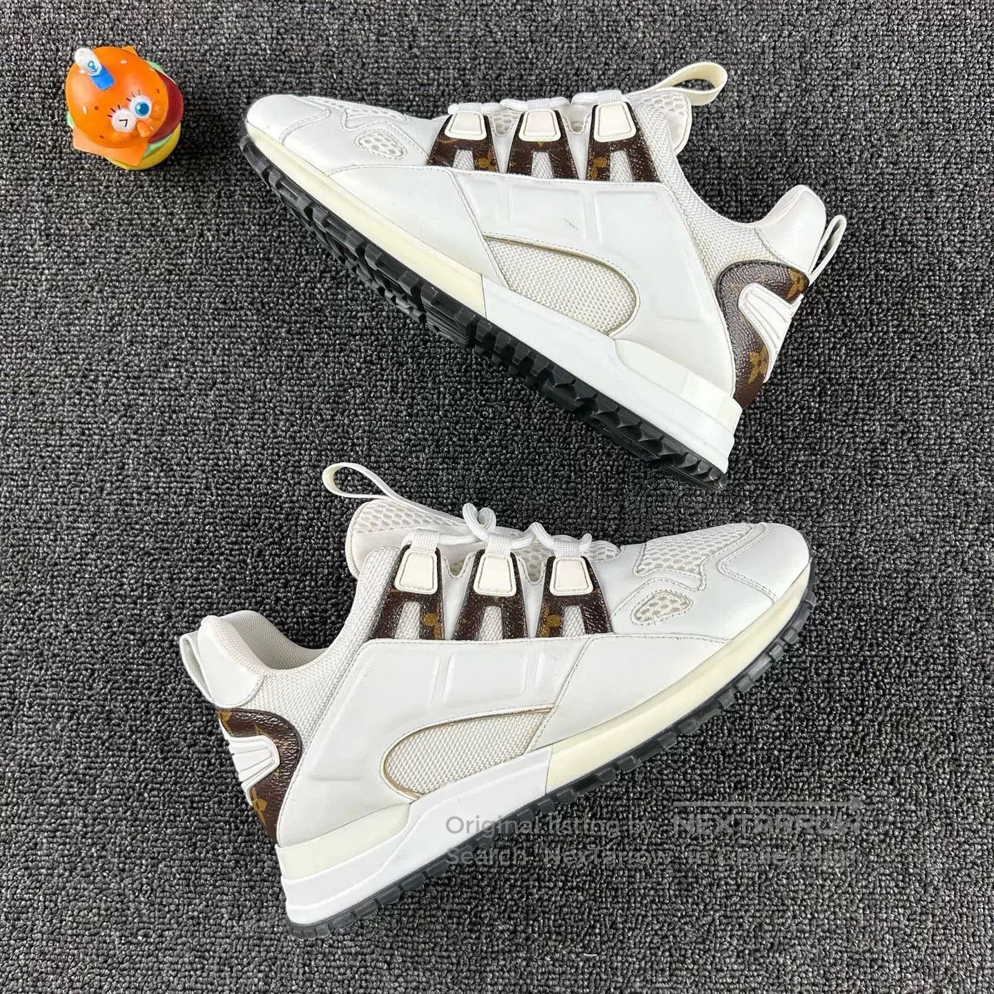 Louis Vuitton Louis Vuitton White Monogram Sneaker Size 37. Size US 6 / IT 36 - 4 Thumbnail