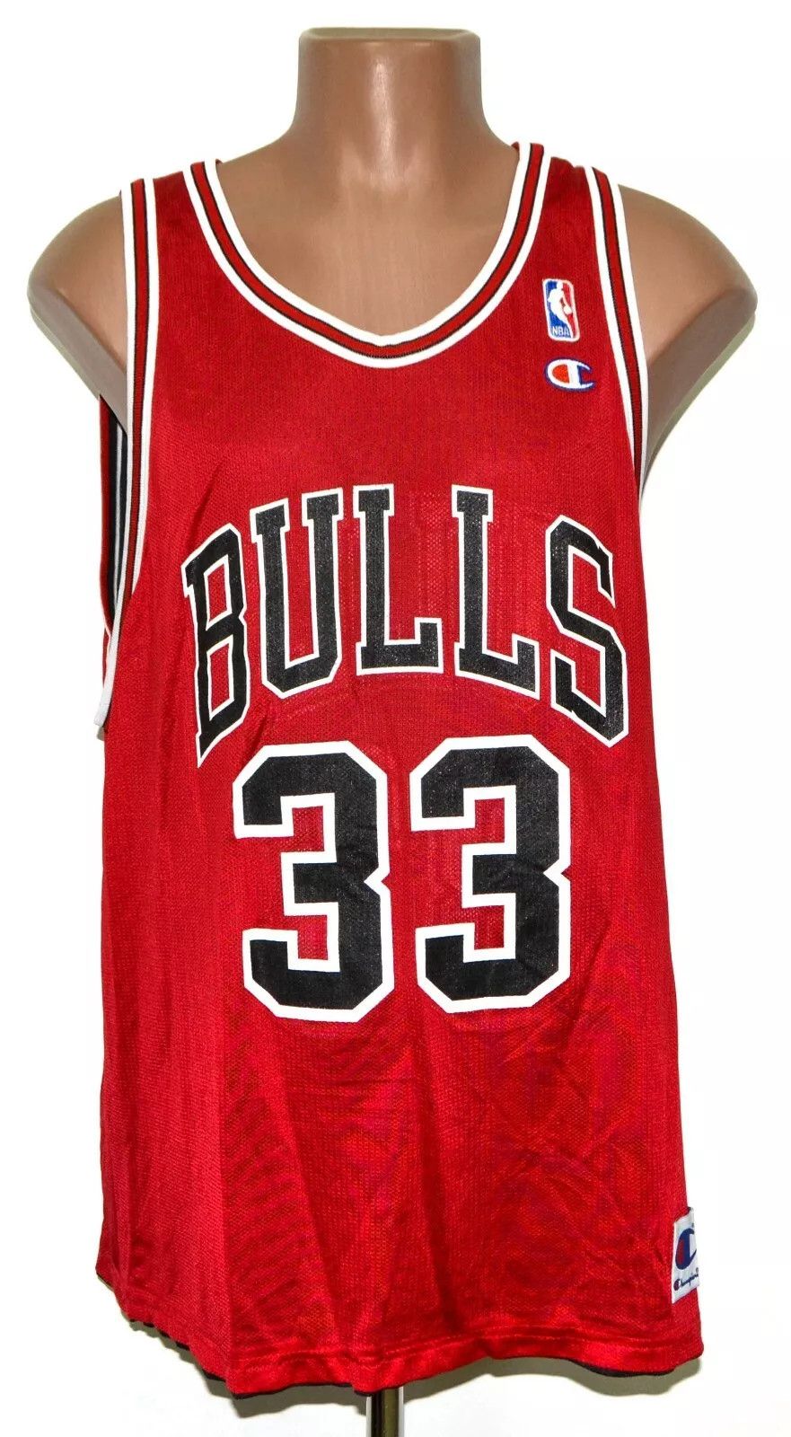 Champion NBA CHICAGO BULLS SHIRT #33 PIPPEN CHAMPION SIZE 48 (XL) Size US XL / EU 56 / 4 - 3 Thumbnail