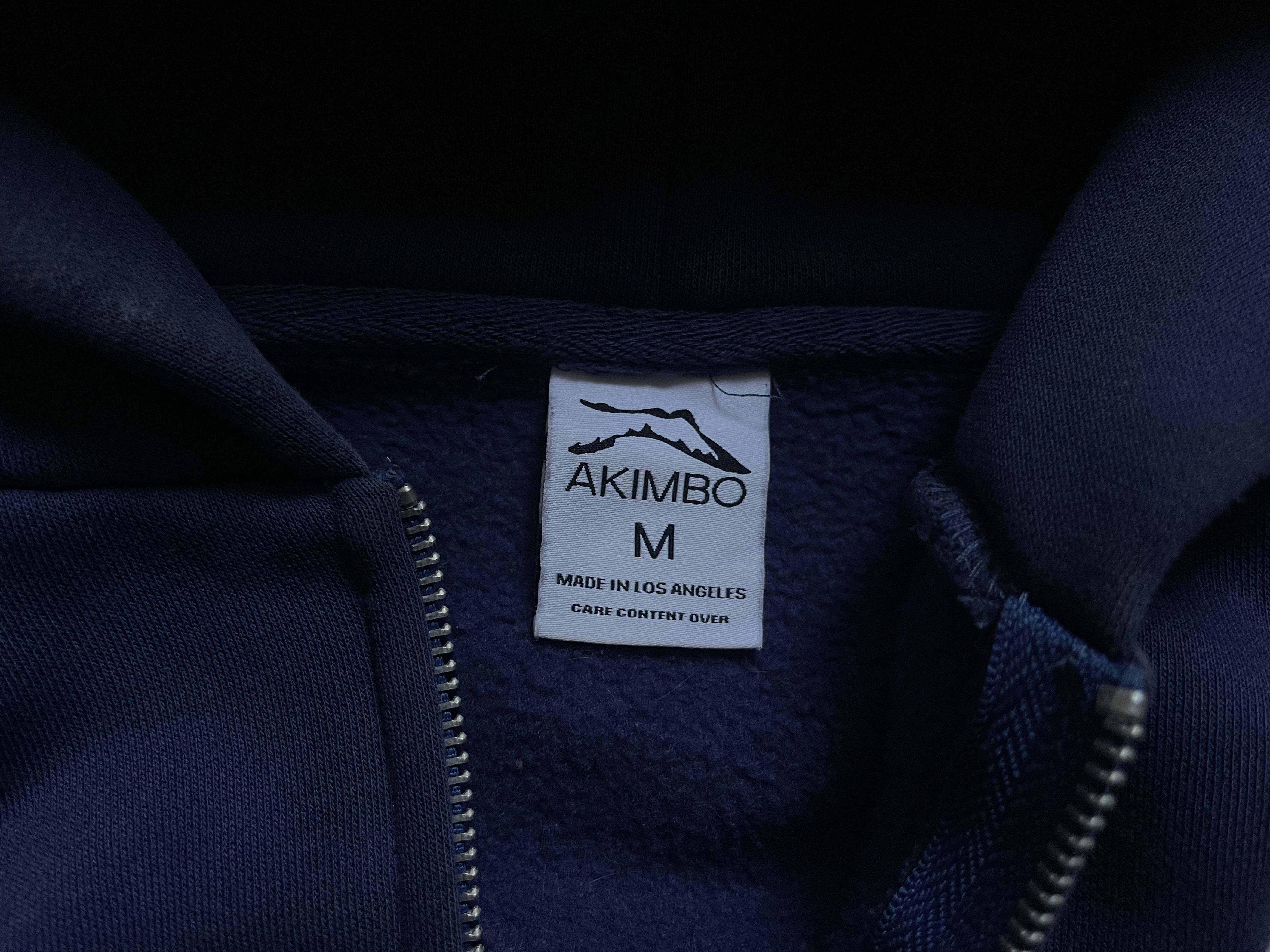 Akimbo Club “NY NOODLE" AKIMBO Zip Up Hoodie Size US M / EU 48-50 / 2 - 4 Thumbnail